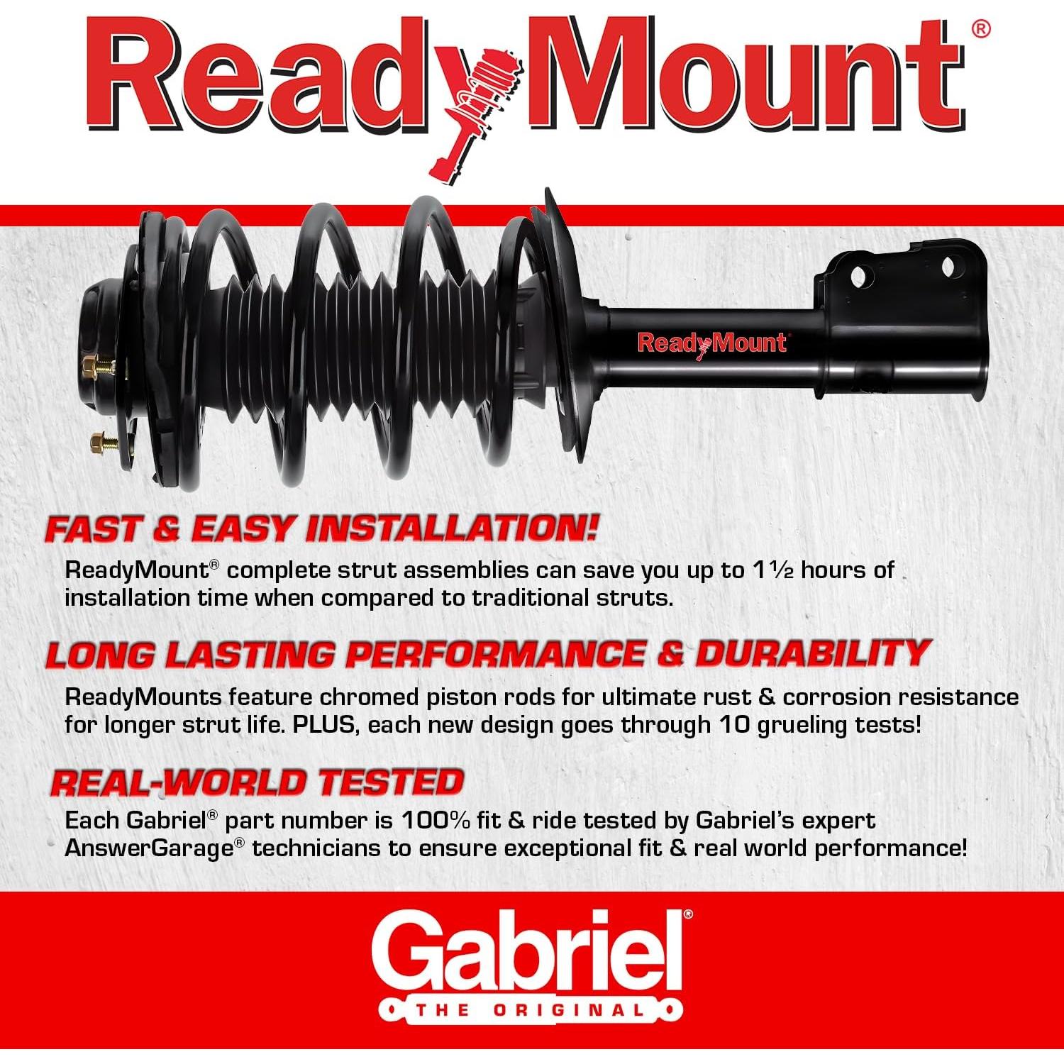 Amortiguador Frontal Izquierdo Gabriel Ultra ReadyMount G57135