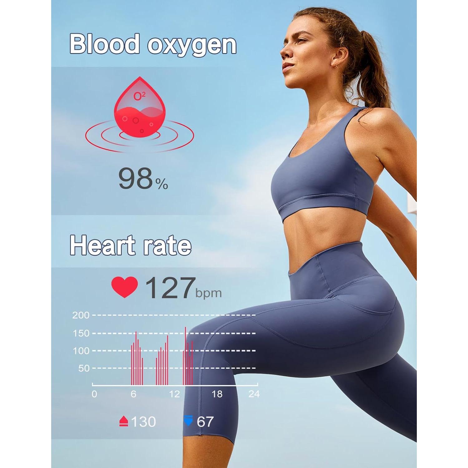 Reloj Inteligente HUAKUA H2 Redondo Fitness y Llamadas