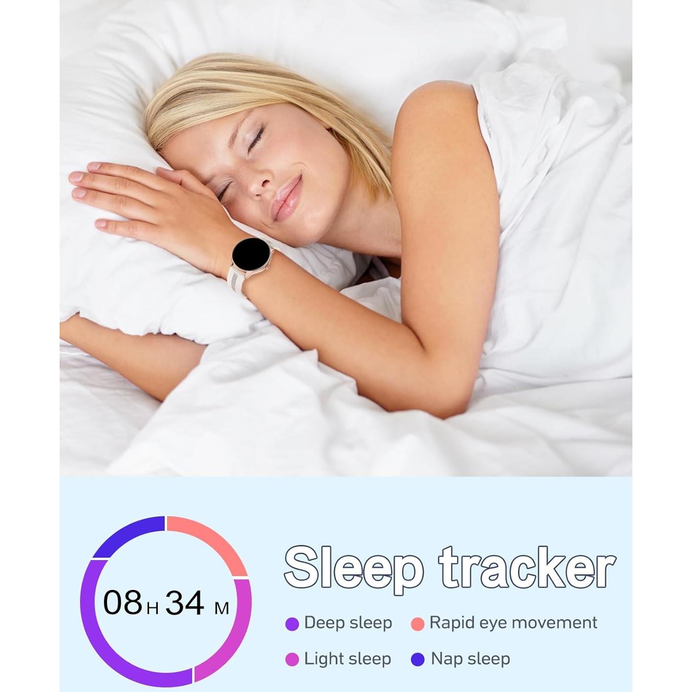 Reloj Inteligente HUAKUA H2 Redondo Fitness y Llamadas