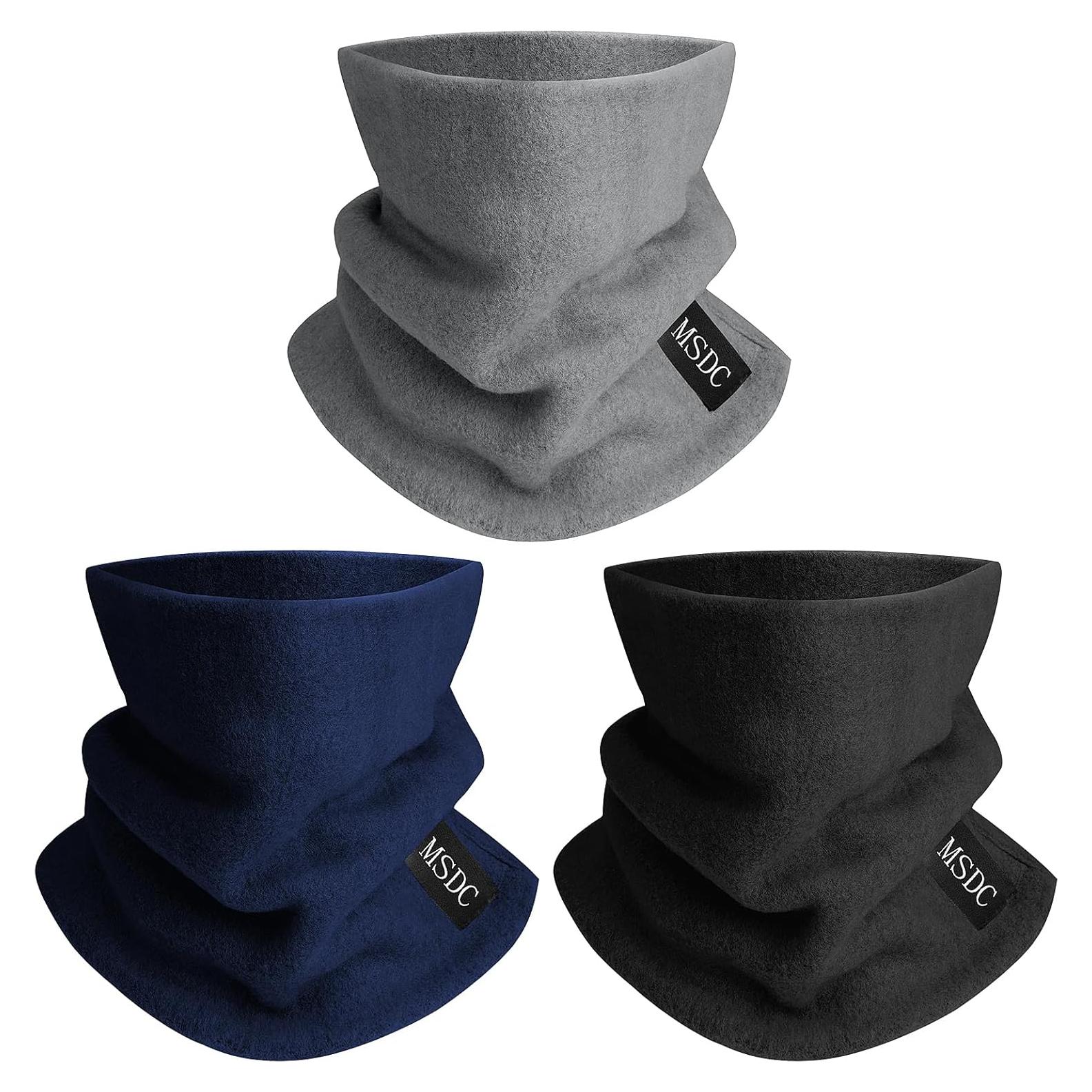 Gaiters de Cuello MSDC 3 Paquete para Hombres - Calidez y Estilo