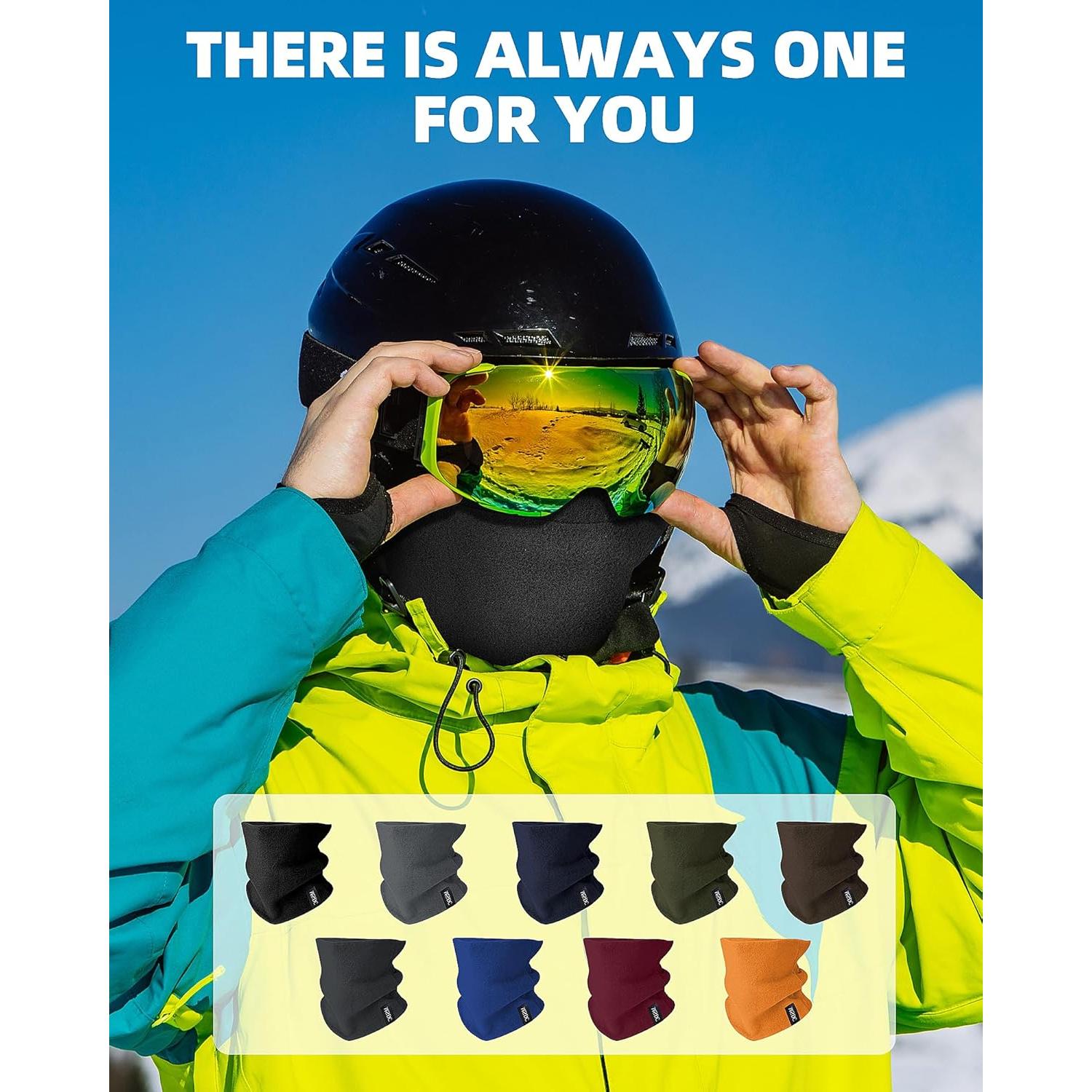 Gaiters de Cuello MSDC 3 Paquete para Hombres - Calidez y Estilo