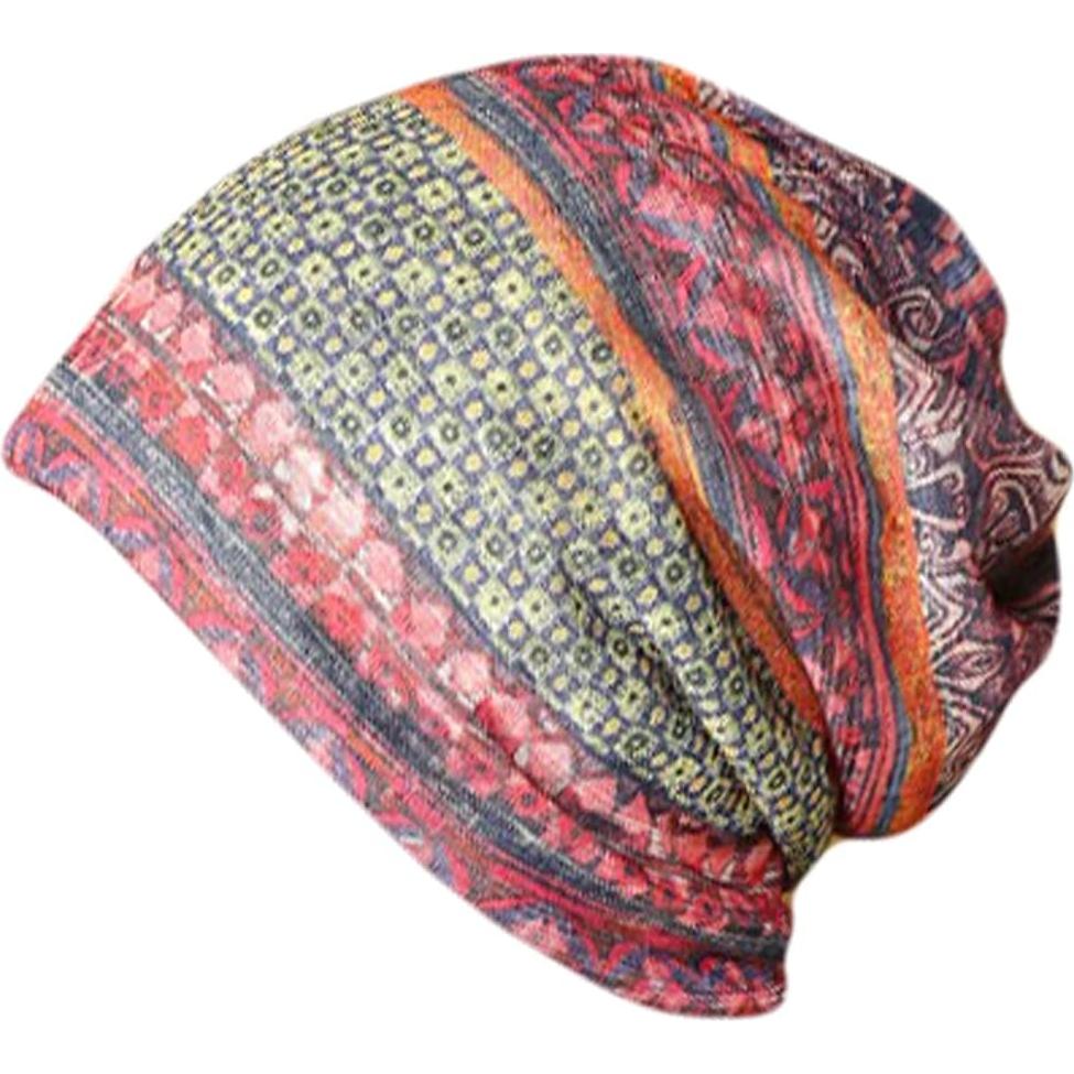 Gorro Beanie Suelto para Mujeres con Bufanda - Paquete de 3