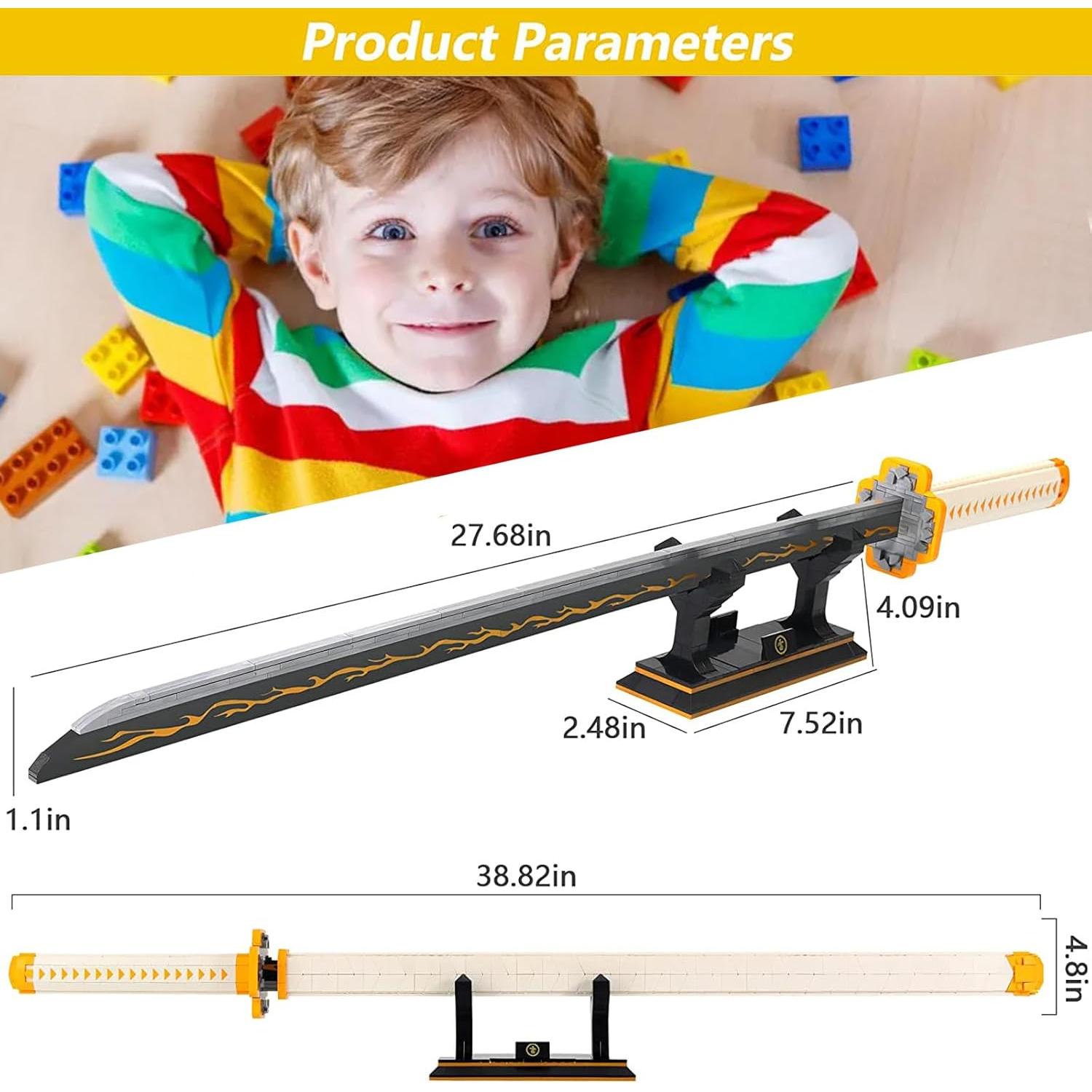 Espada de Construcción Demon Slayer Agatsuma Zenitsu 99cm