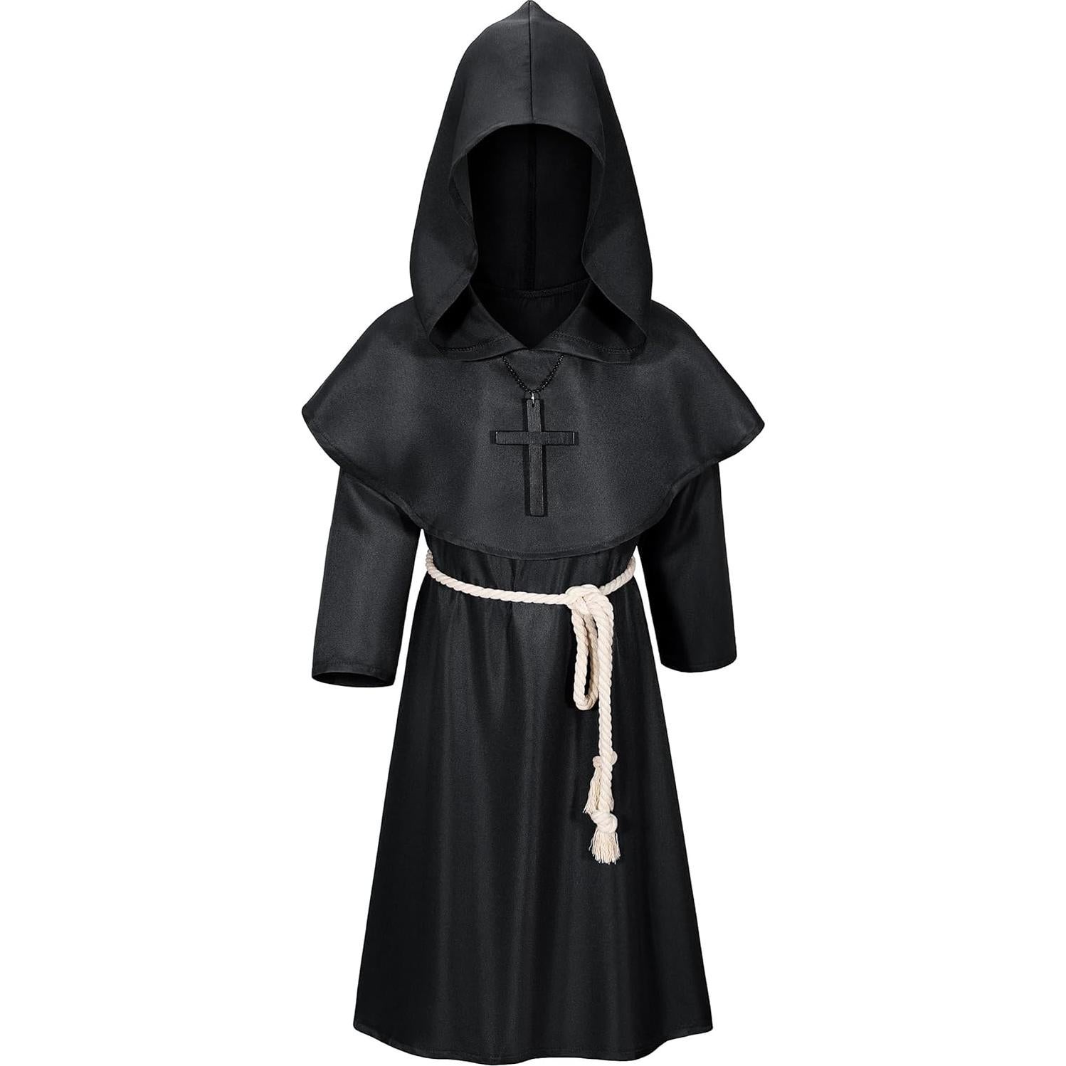 Disfraz de Monje Medieval Renacentista para Niños - JH24-BK-110