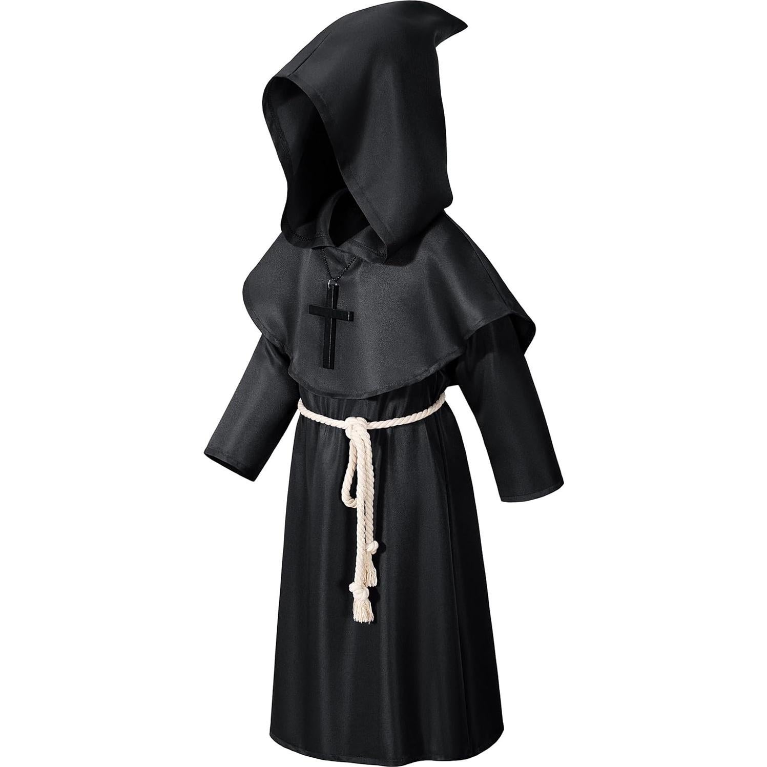Disfraz de Monje Medieval Renacentista para Niños - JH24-BK-110