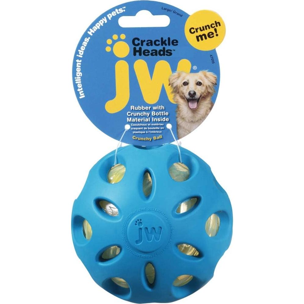 JW Pet Bola Cracante Grande 10 cm Juguete para Perros