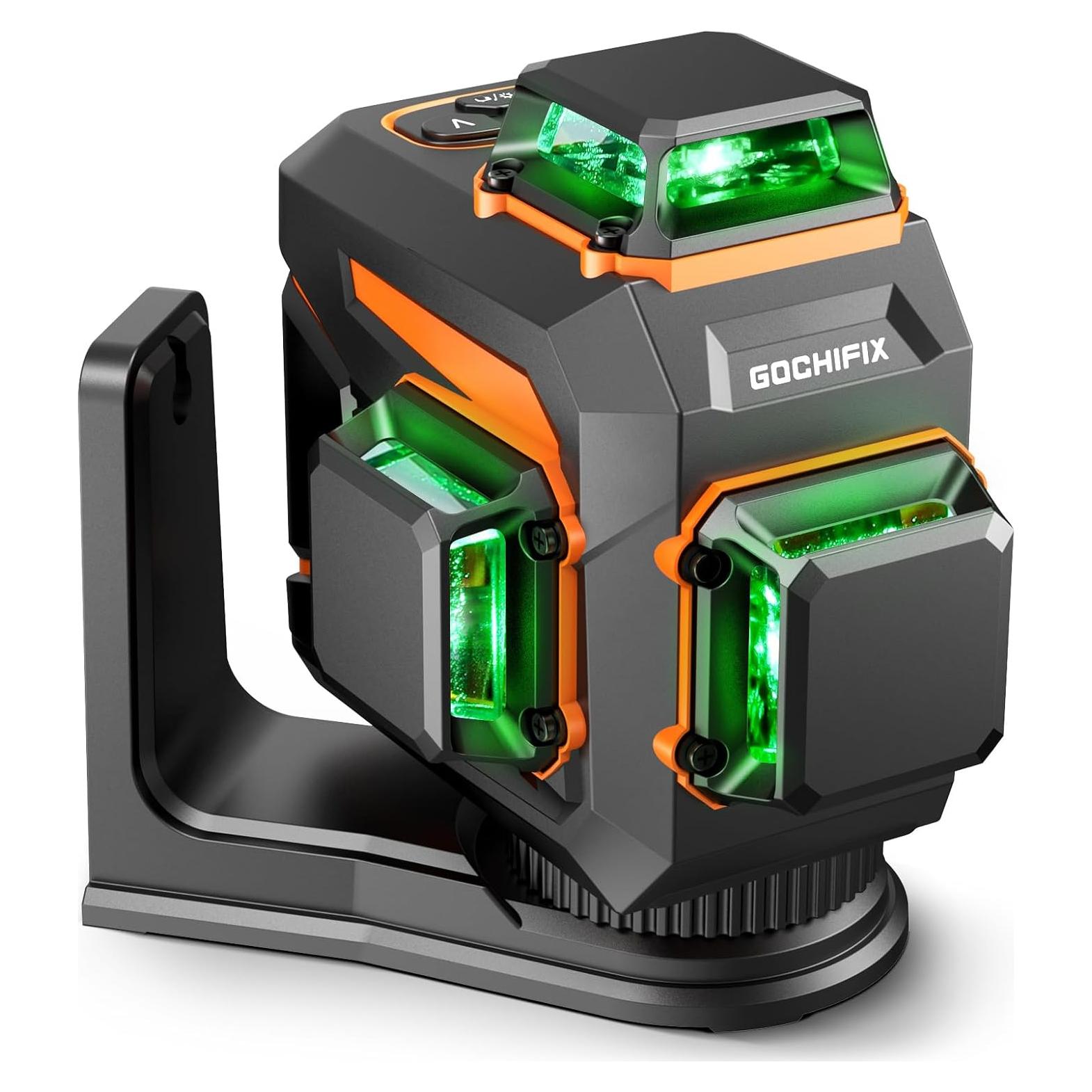 Nivel Láser 3x360 GOCHIFIX Automático Verde 100m Batería
