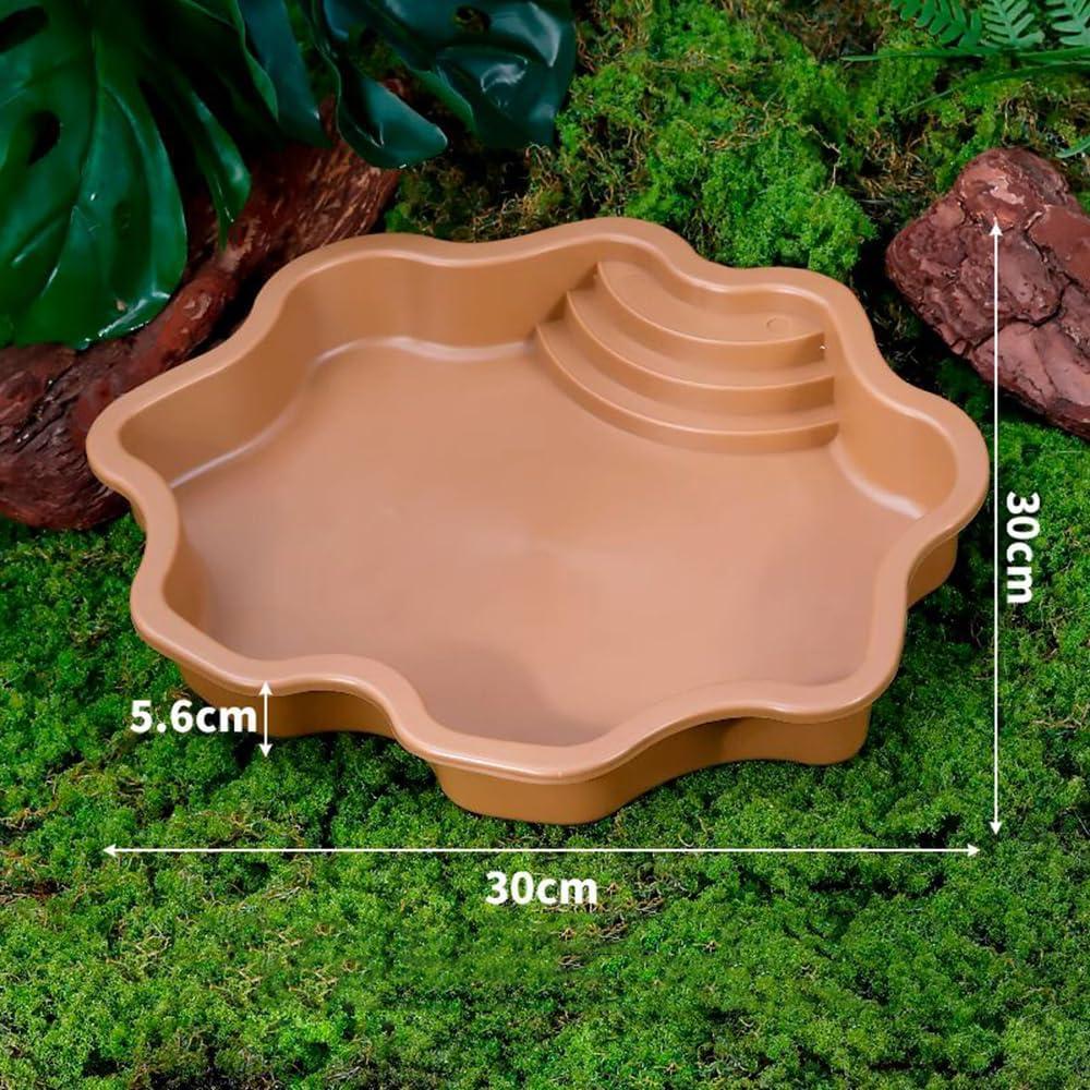 Piscina para Tortugas HIERYAN 30 cm Amarillo Terracota