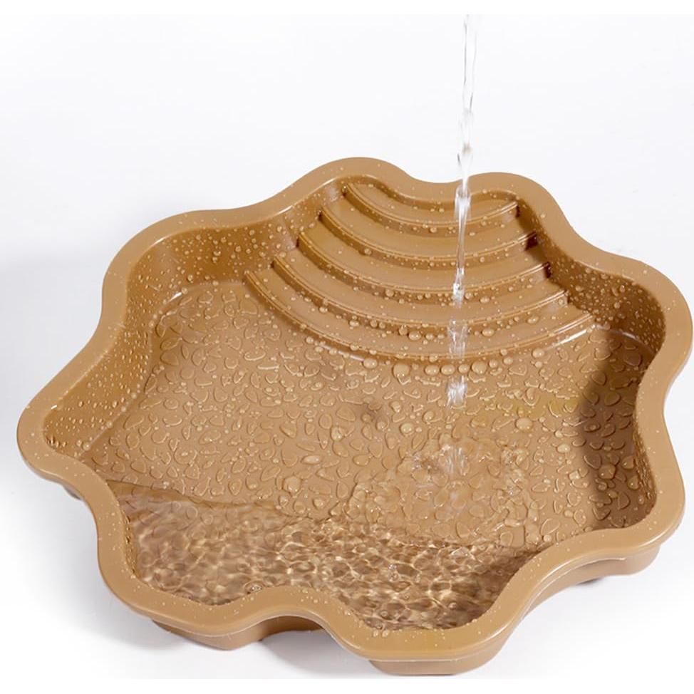 Piscina para Tortugas HIERYAN 30 cm Amarillo Terracota