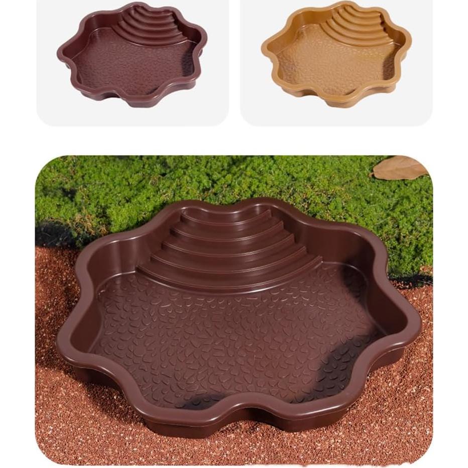 Piscina para Tortugas HIERYAN 30 cm Amarillo Terracota
