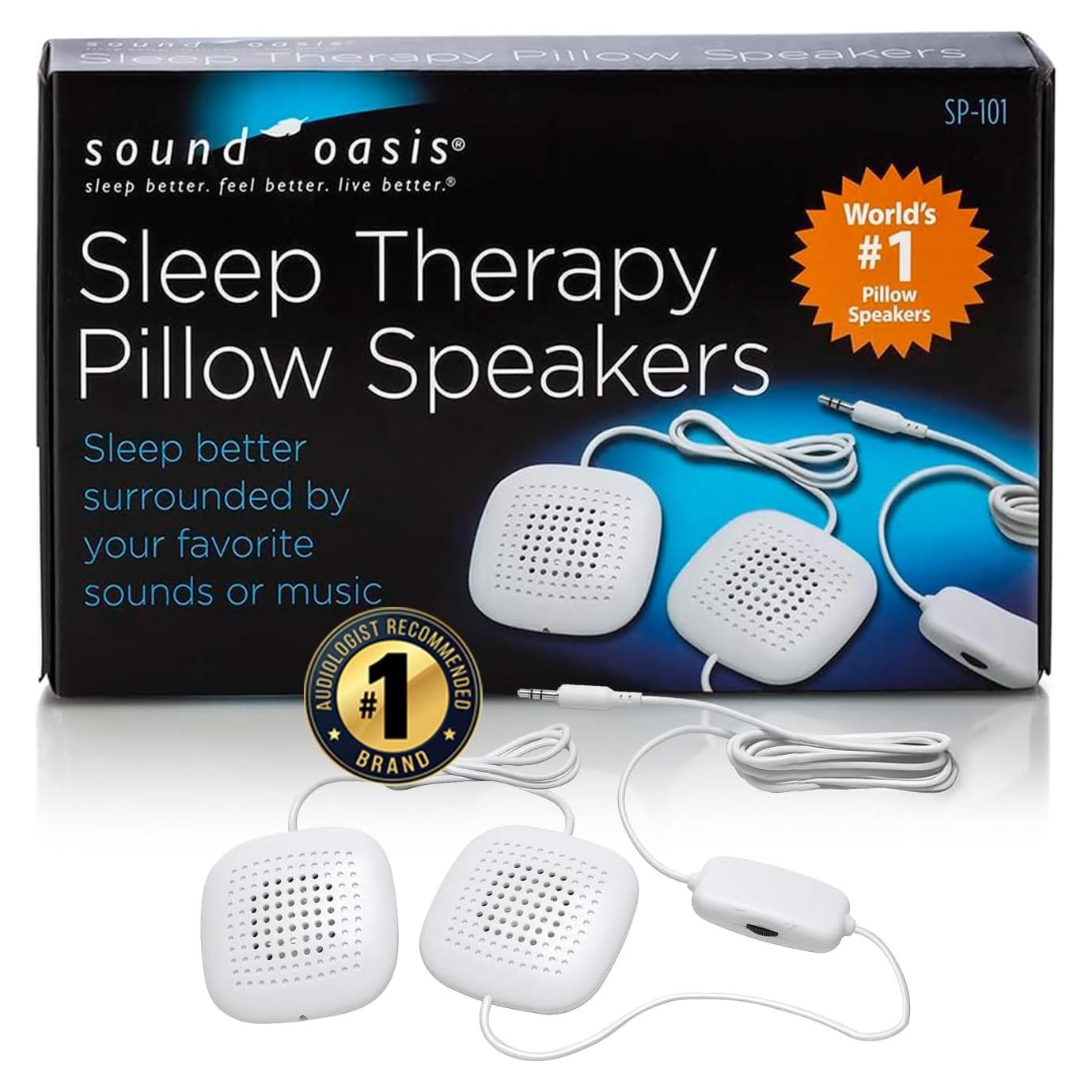 Altavoces de Almohada Sound Oasis SP-101, Estéreo Ultradelgados