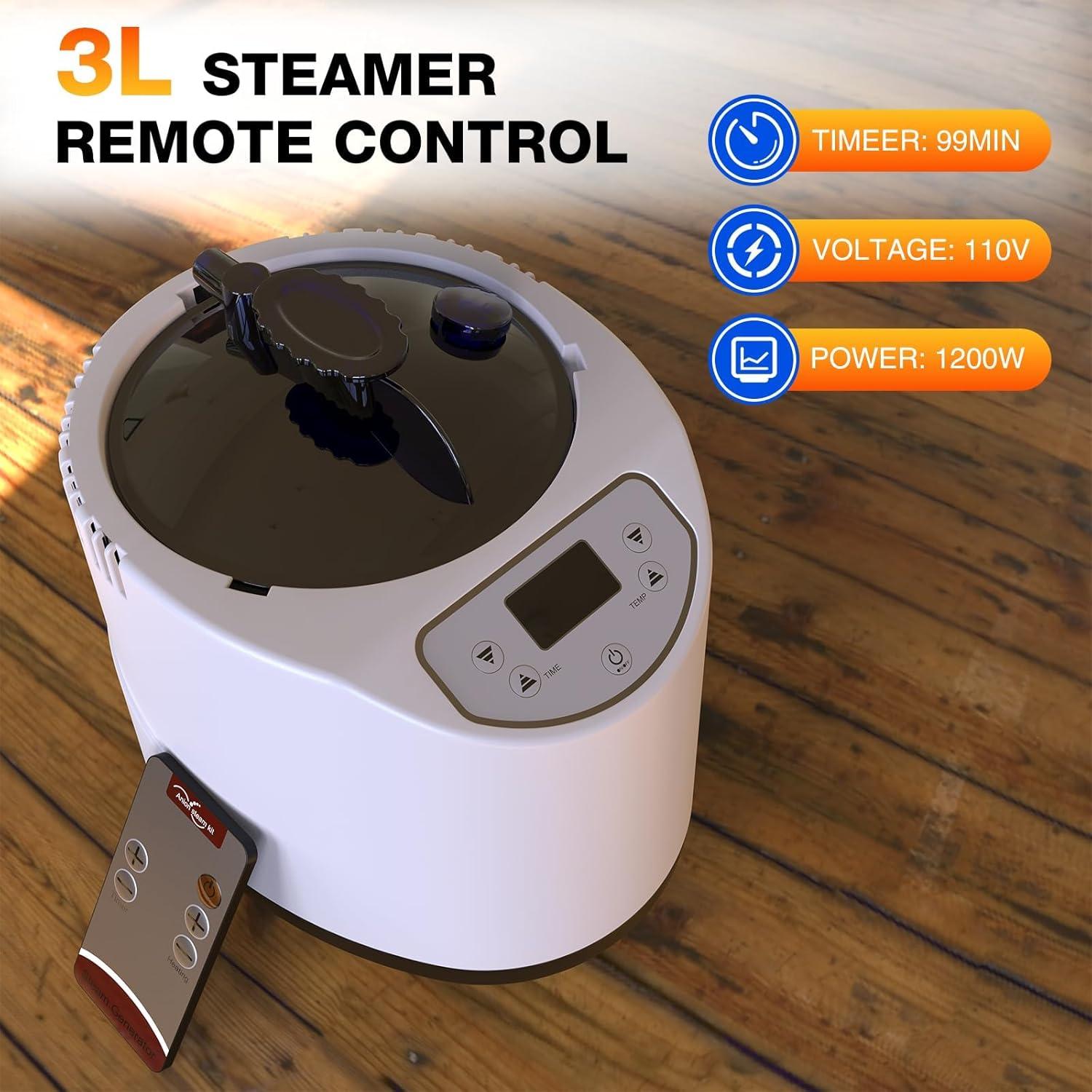 Sauna Portátil SEN-QII G6106-D-RE3 3L 1200W Control Remoto