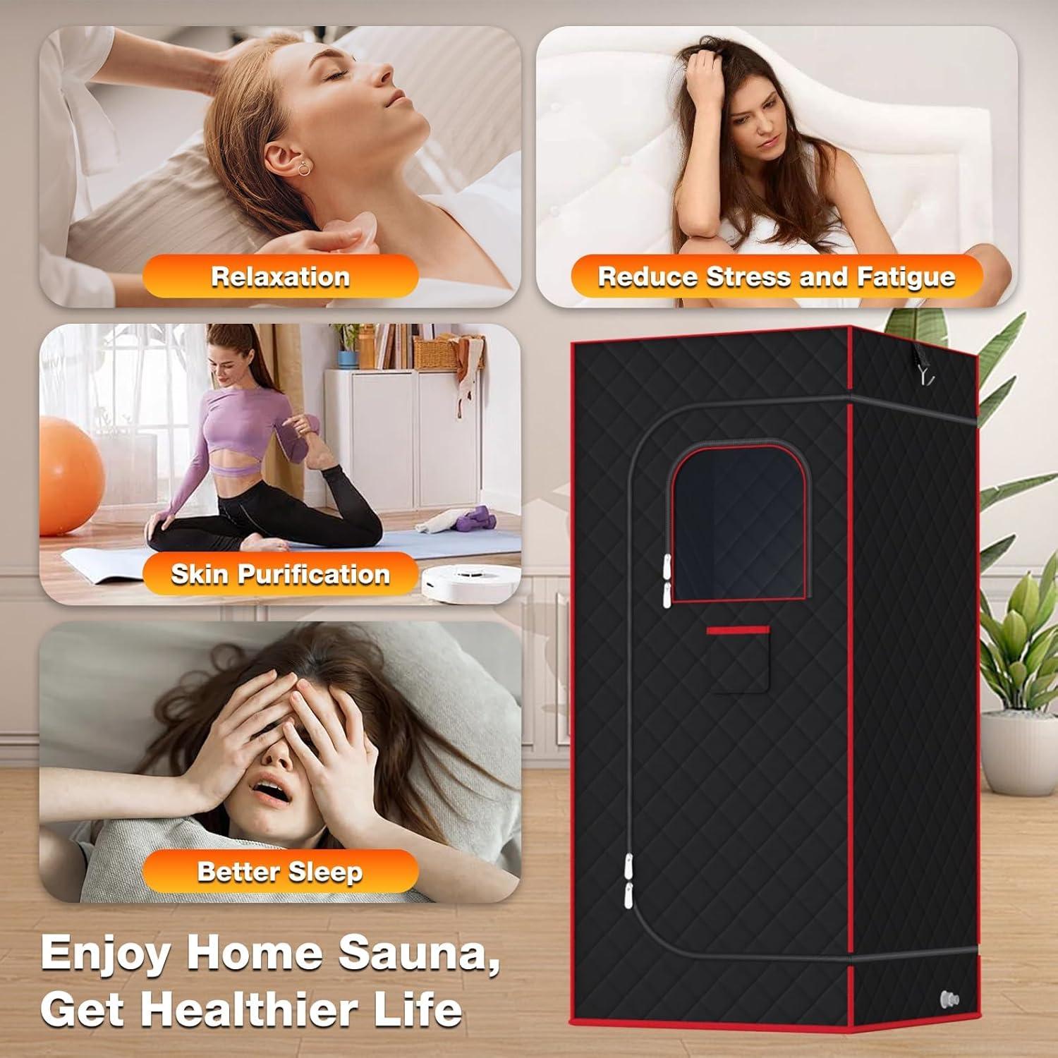 Sauna Portátil SEN-QII G6106-D-RE3 3L 1200W Control Remoto