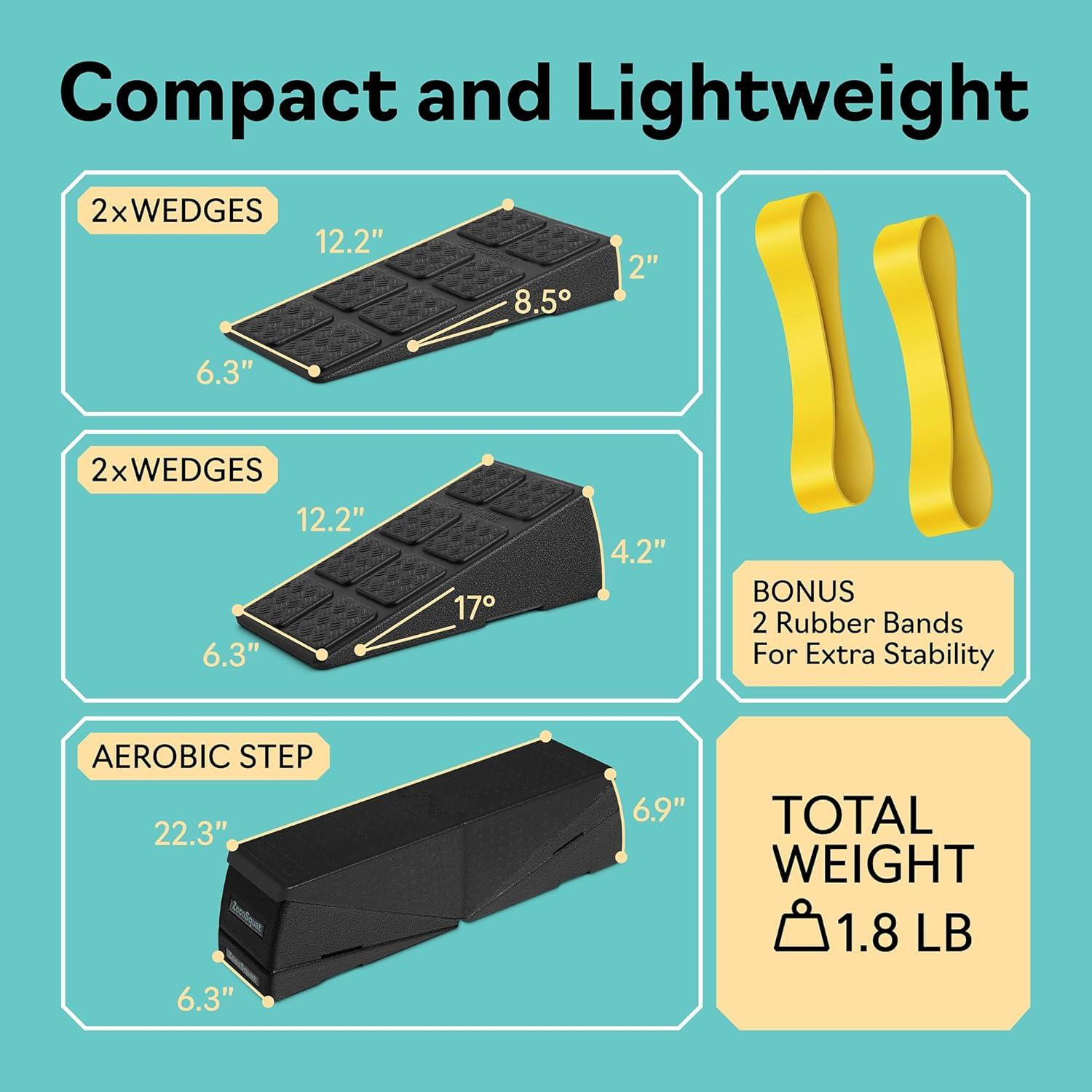 Cuña de Sentadilla ZocoSquat - Tabla Inclinada Estiramiento
