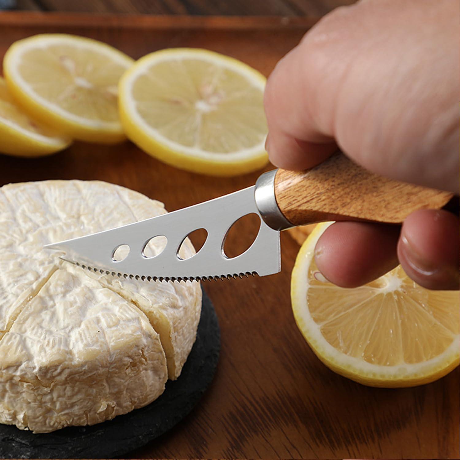 Juego de cuchillos de queso 6 piezas GXIQYL acero inoxidable