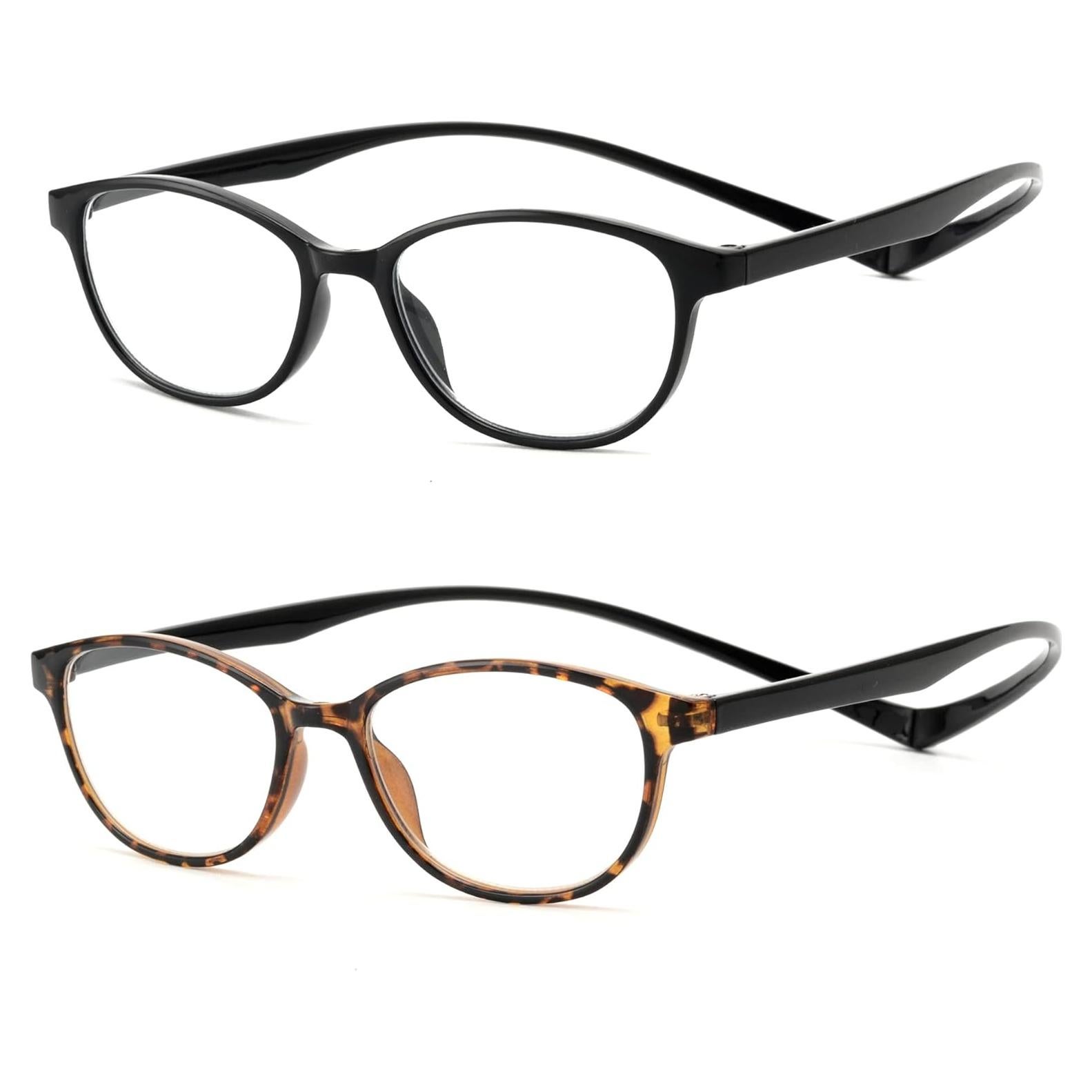 Gafas de Lectura Magnéticas JM 2 Paquete Anti-Luz Azul 1.0x