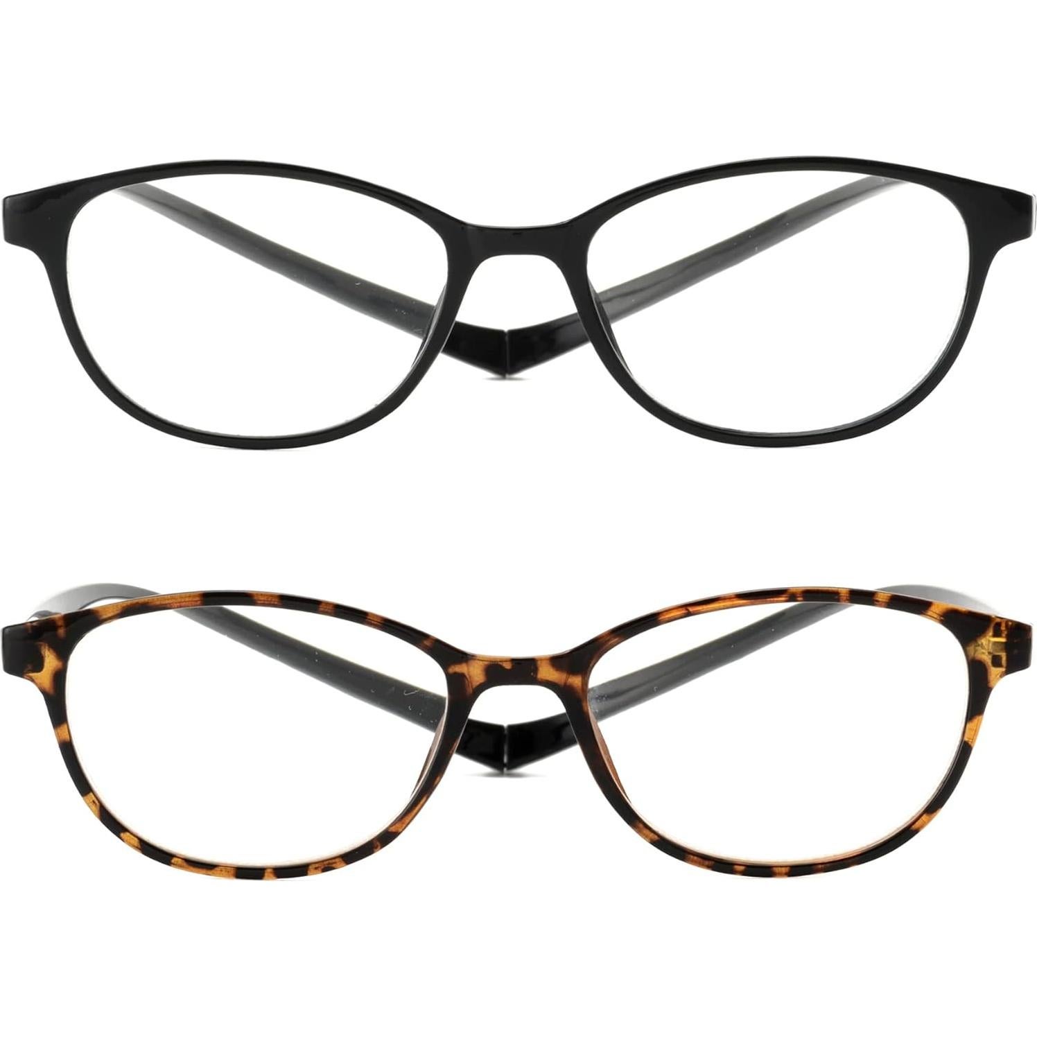 Gafas de Lectura Magnéticas JM 2 Paquete Anti-Luz Azul 1.0x