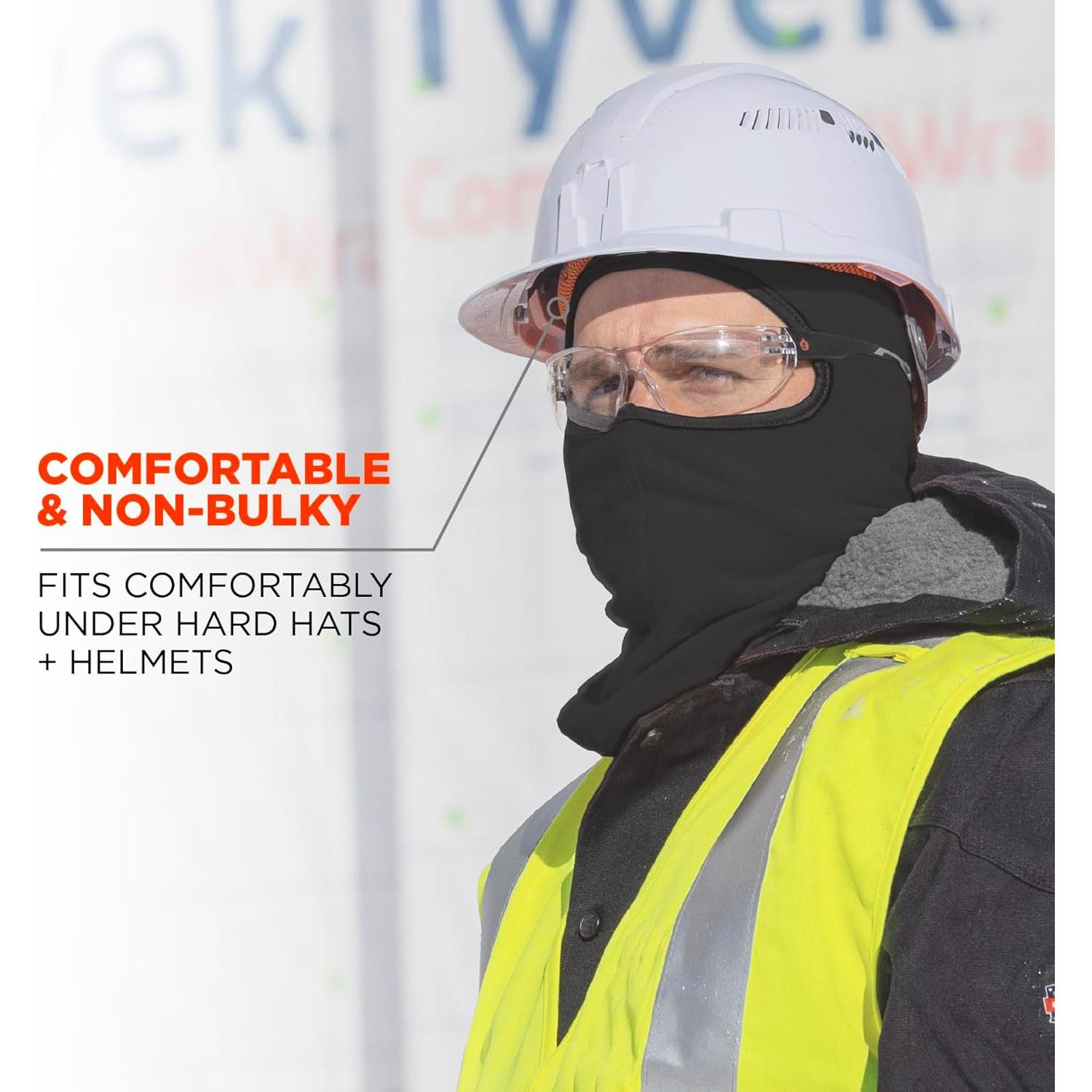 Balaclava Ergodyne N-Ferno 6821 Franela Térmica Negra