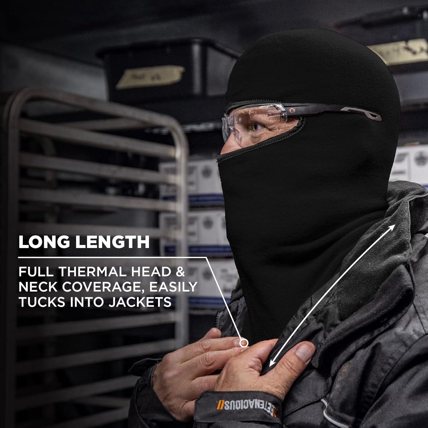 Balaclava Ergodyne N-Ferno 6821 Franela Térmica Negra