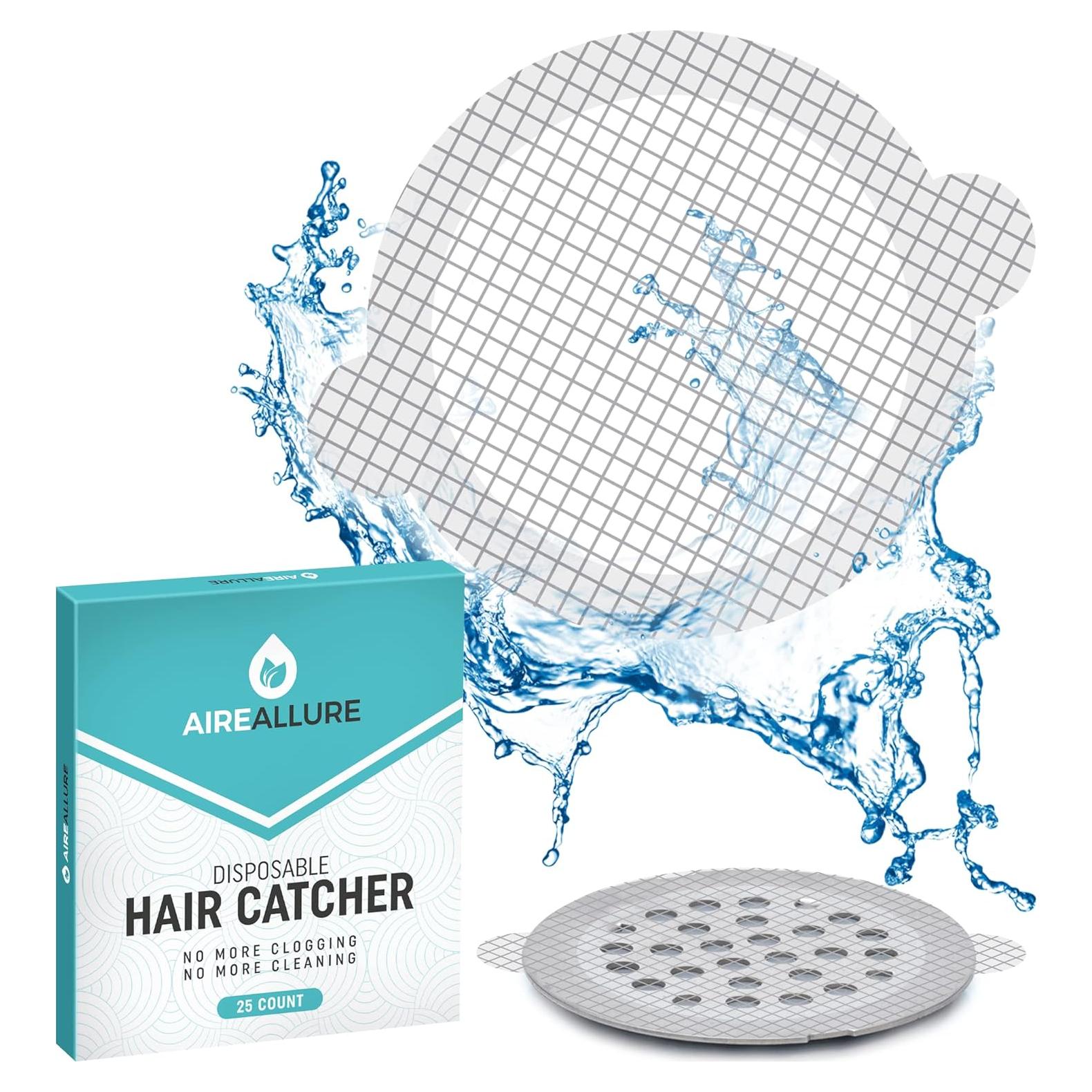 Paquete de 25 Pegatinas Desechables Atrapacabel Hair Catcher Aire Allure