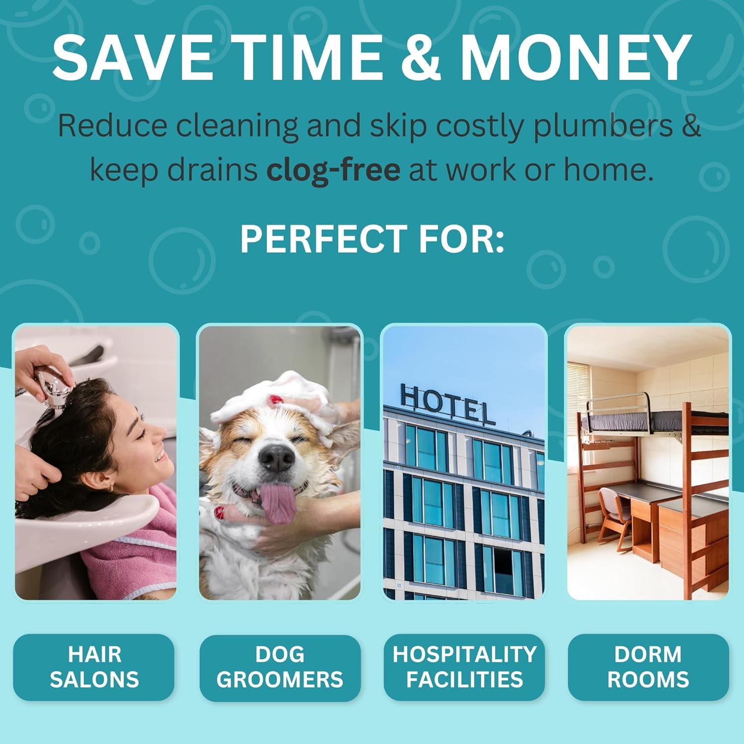 Paquete de 25 Pegatinas Desechables Atrapacabel Hair Catcher Aire Allure