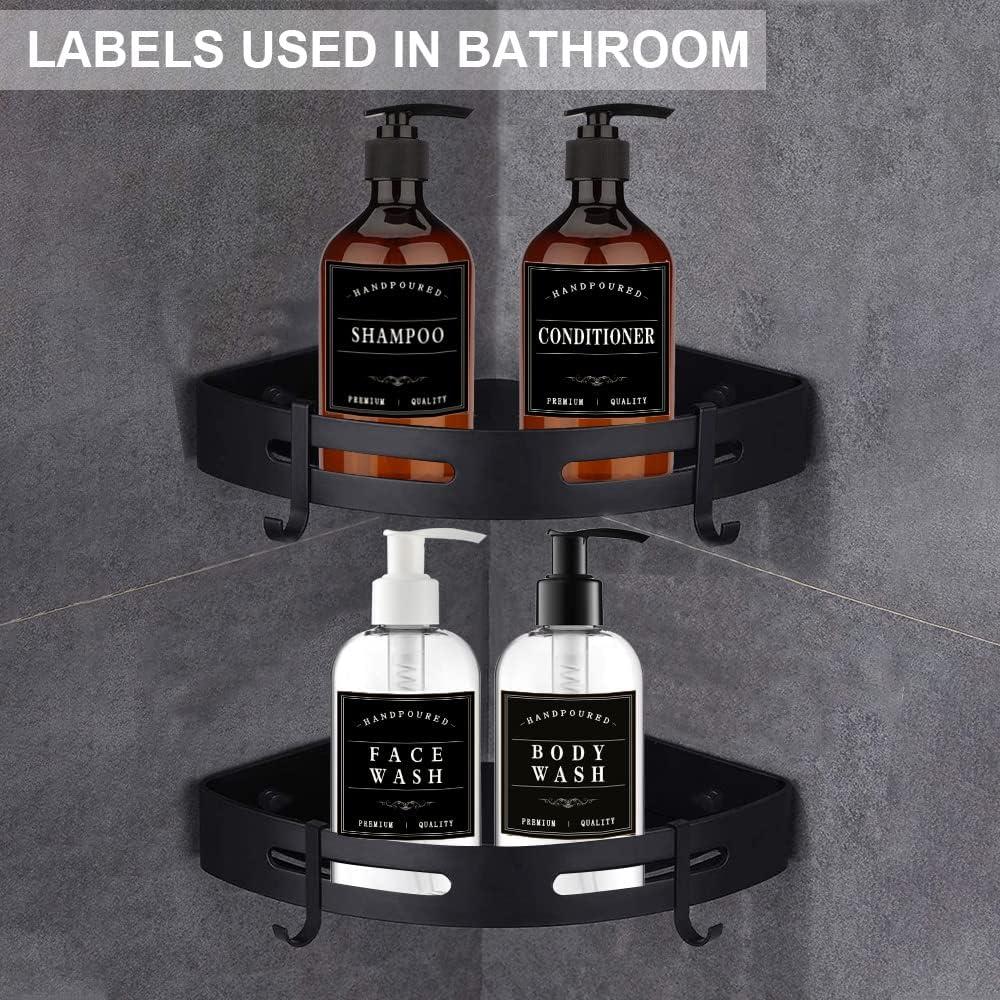 Etiquetas Reutilizables para Dispensador de Jabón Amzlabel 26 PCS