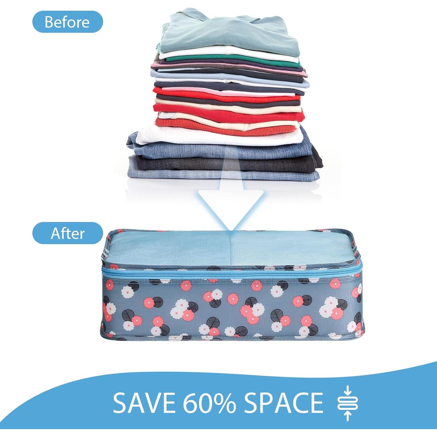 Cubos de Empaque DIMJ - 8 Piezas Nylon Resistente al Agua