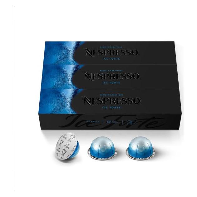 Cápsulas de Café Nespresso Vertuo Ice Forte - 30 Unidades