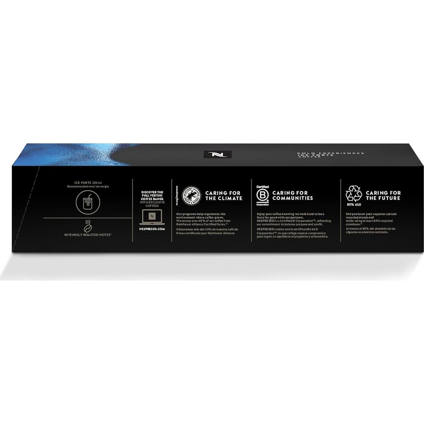 Cápsulas de Café Nespresso Vertuo Ice Forte - 30 Unidades