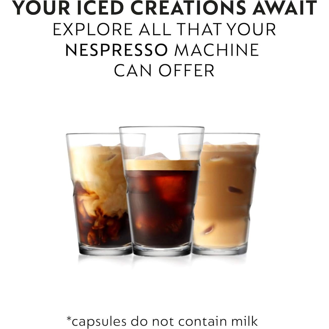 Cápsulas de Café Nespresso Vertuo Ice Forte - 30 Unidades