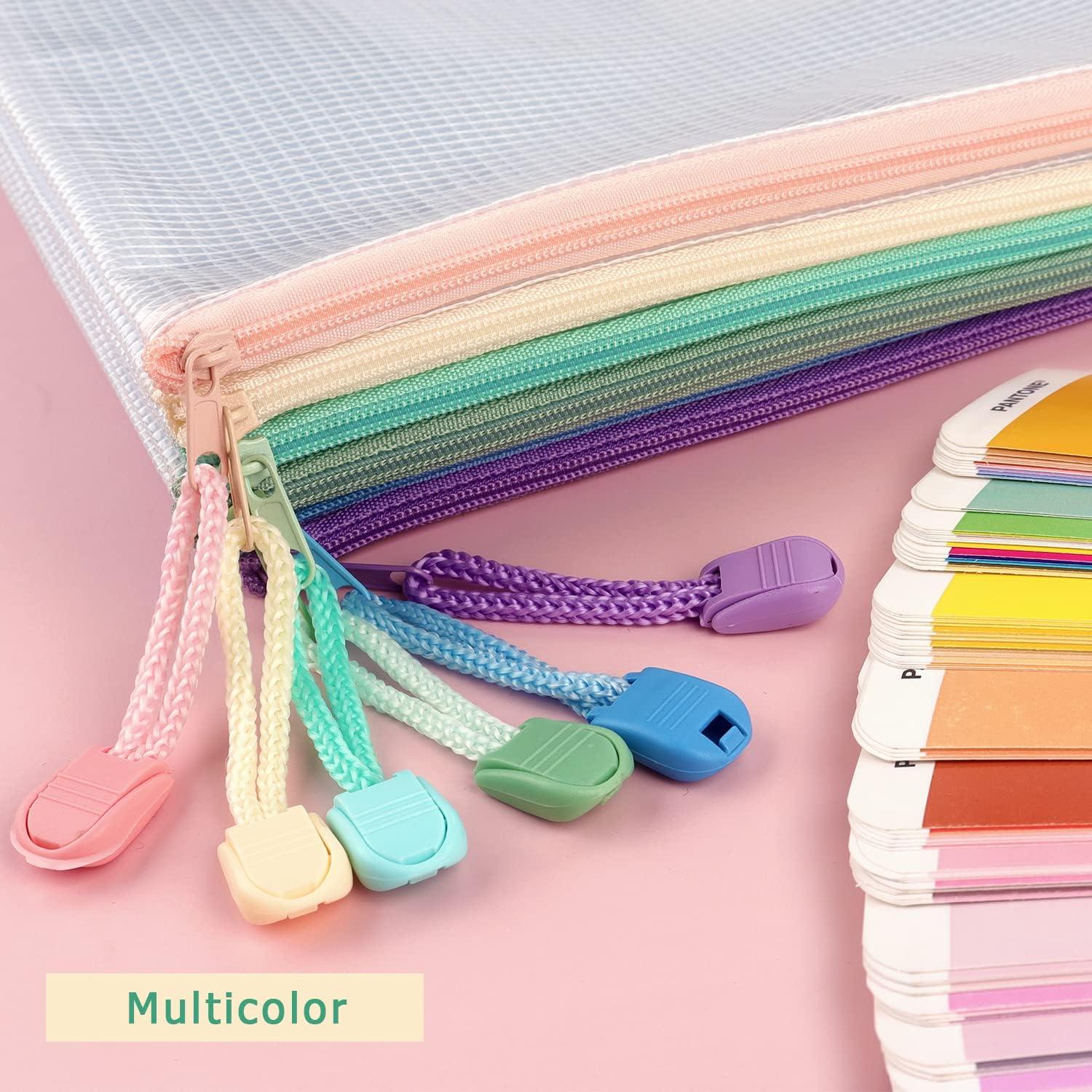 Bolsas de Cremallera de Malla Impermeables Tamaki 6 Pzas A4