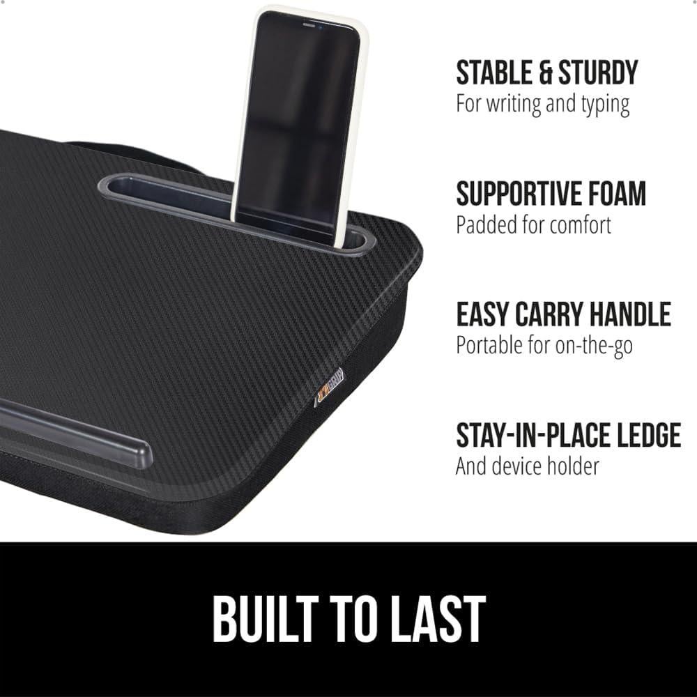 Escritorio portátil Gorilla Grip para laptop 15" negro