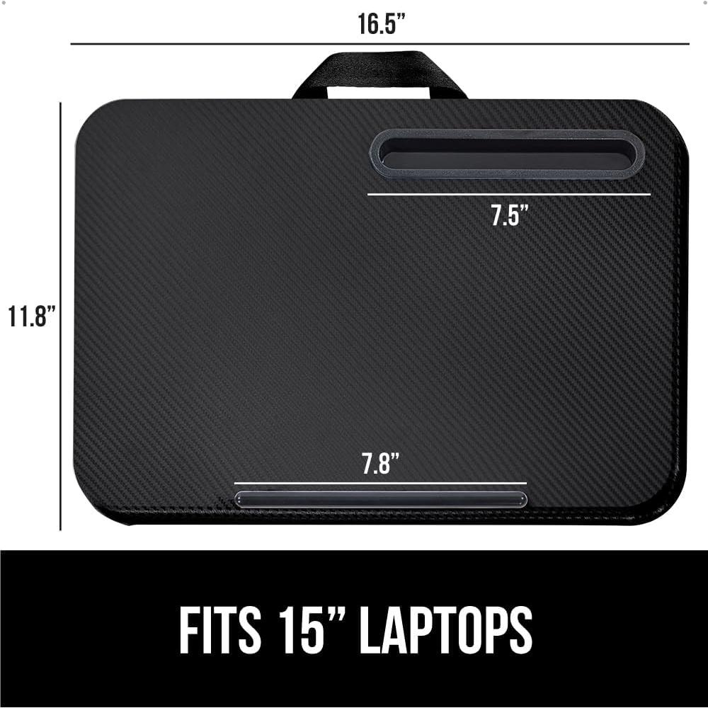 Escritorio portátil Gorilla Grip para laptop 15" negro