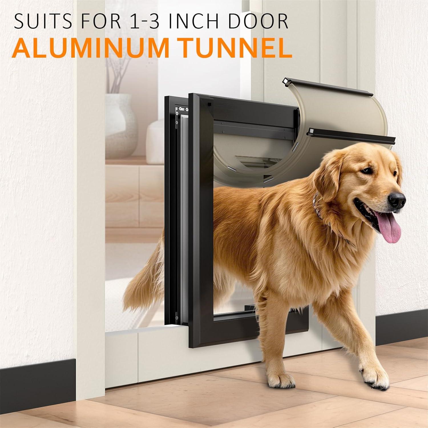 Puerta para Perros Classicmacher Grande Aluminio Doble Cerradura