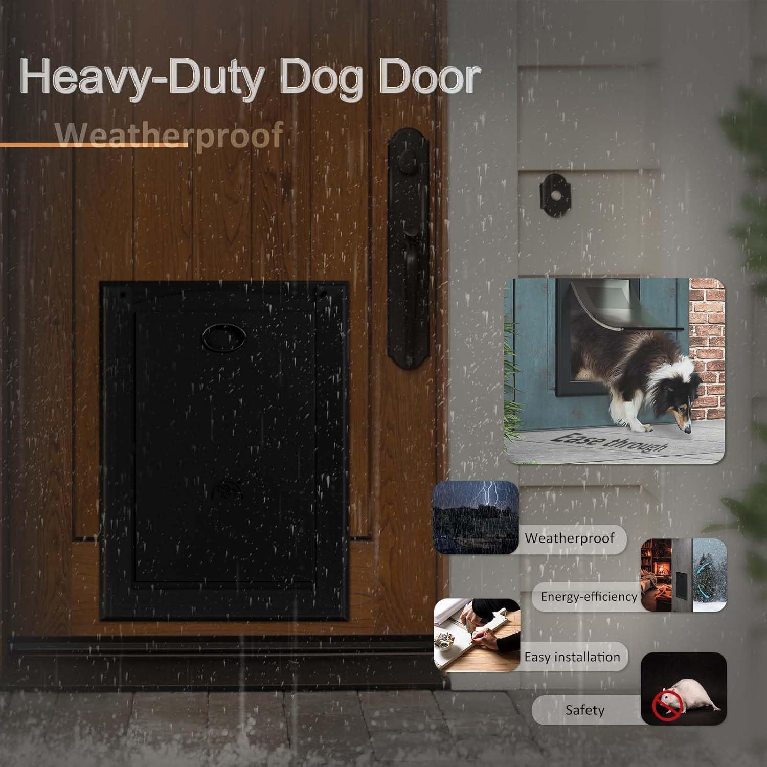 Puerta para Perros Classicmacher Grande Aluminio Doble Cerradura