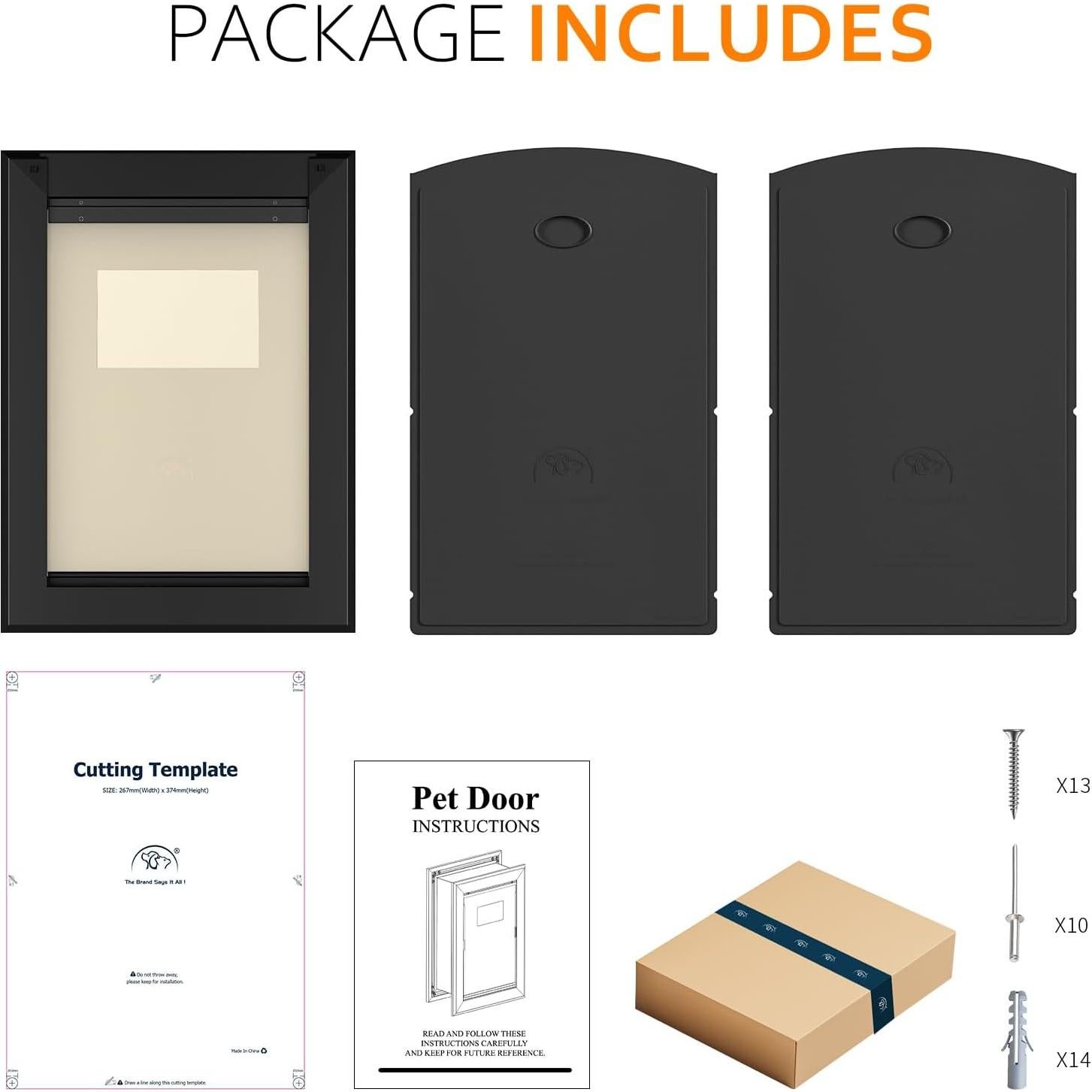 Puerta para Perros Classicmacher Grande Aluminio Doble Cerradura