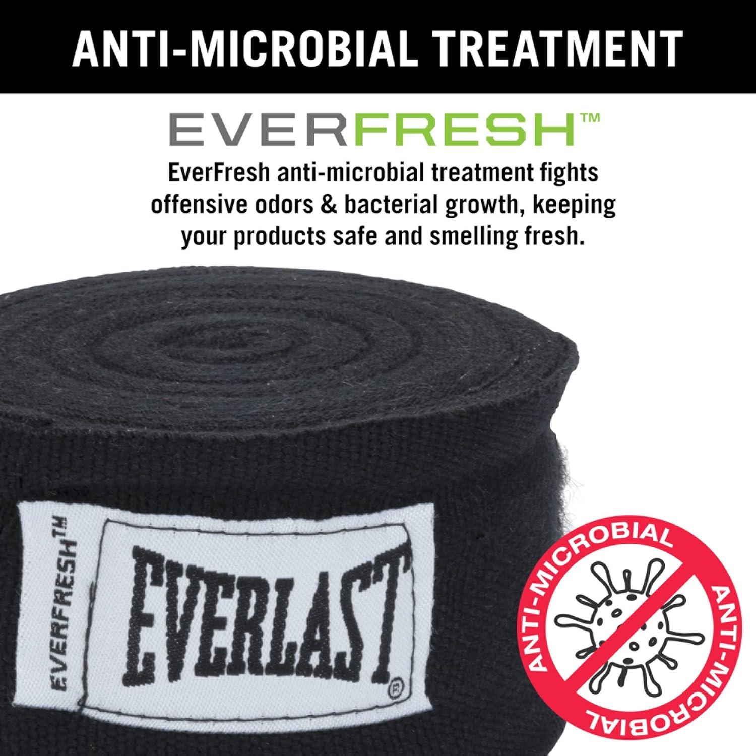 Envolturas de Mano Everlast, 3 Piezas, Lavables, Boxeo