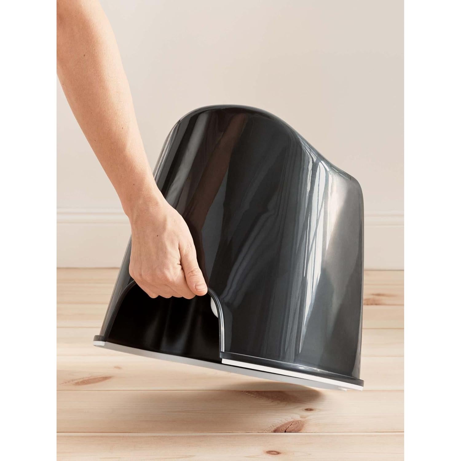 Silla de Orinal BabyBjörn Negro/Blanco, Antideslizante y Fácil de Limpiar