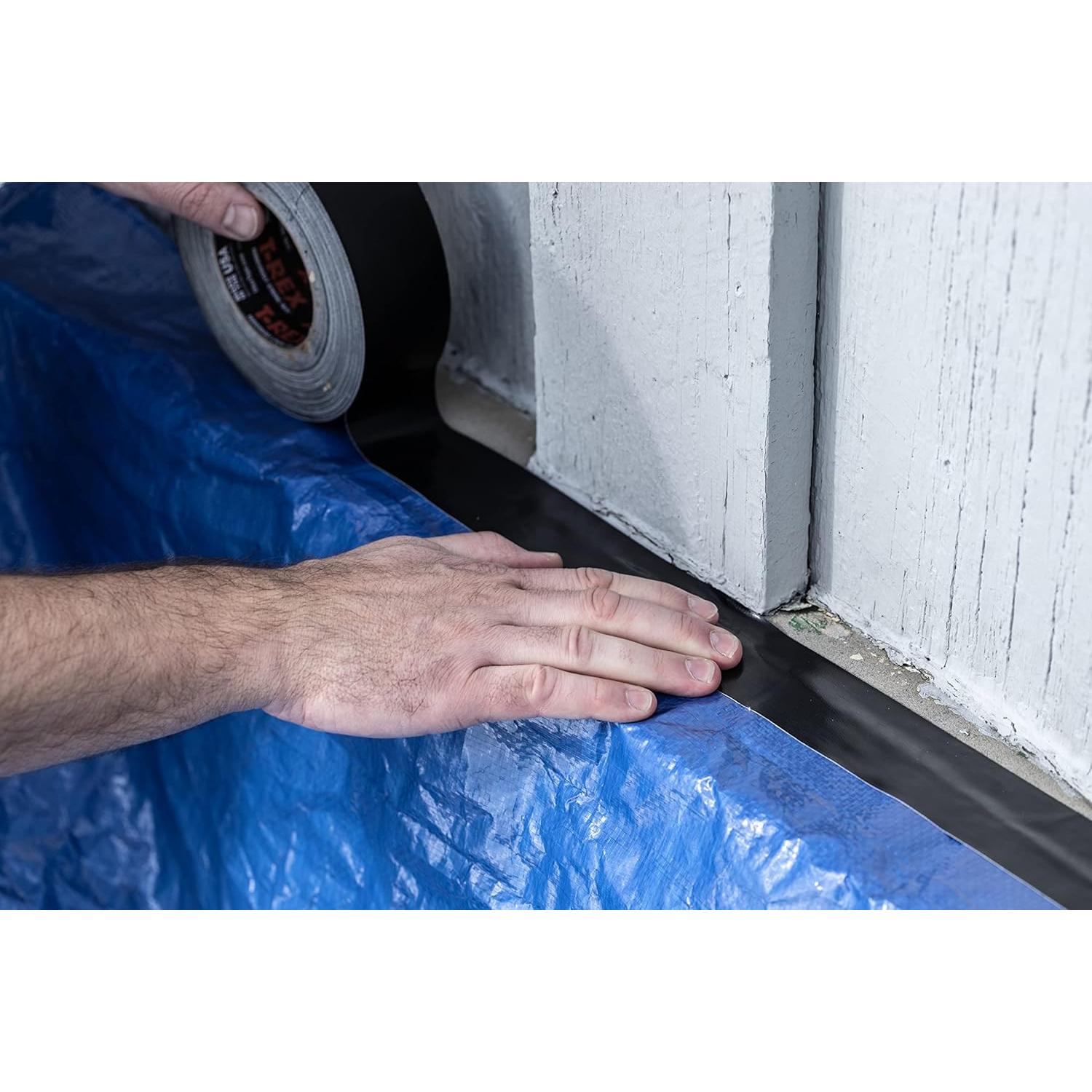 Cinta T-Rex Ducto Pesada 4.8 cm x 27.4 m Resistente UV Negra