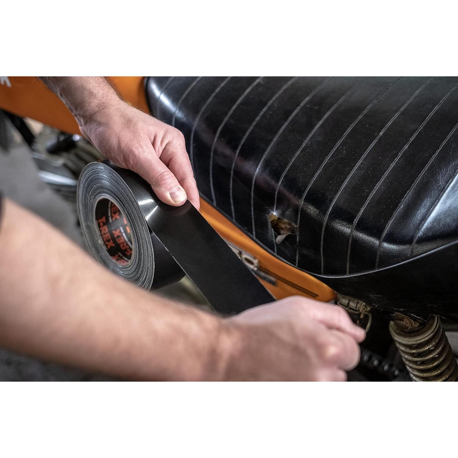 Cinta T-Rex Ducto Pesada 4.8 cm x 27.4 m Resistente UV Negra