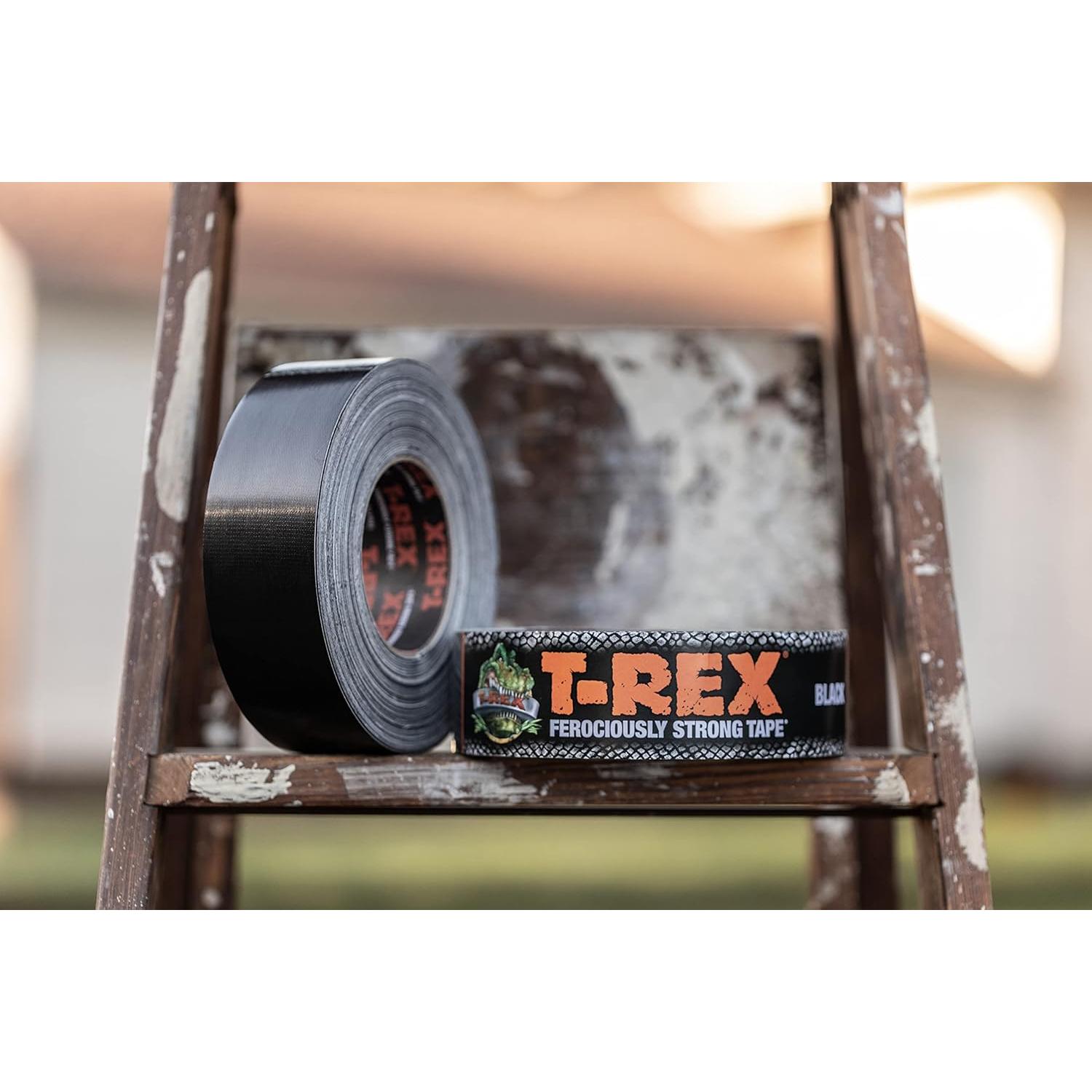 Cinta T-Rex Ducto Pesada 4.8 cm x 27.4 m Resistente UV Negra