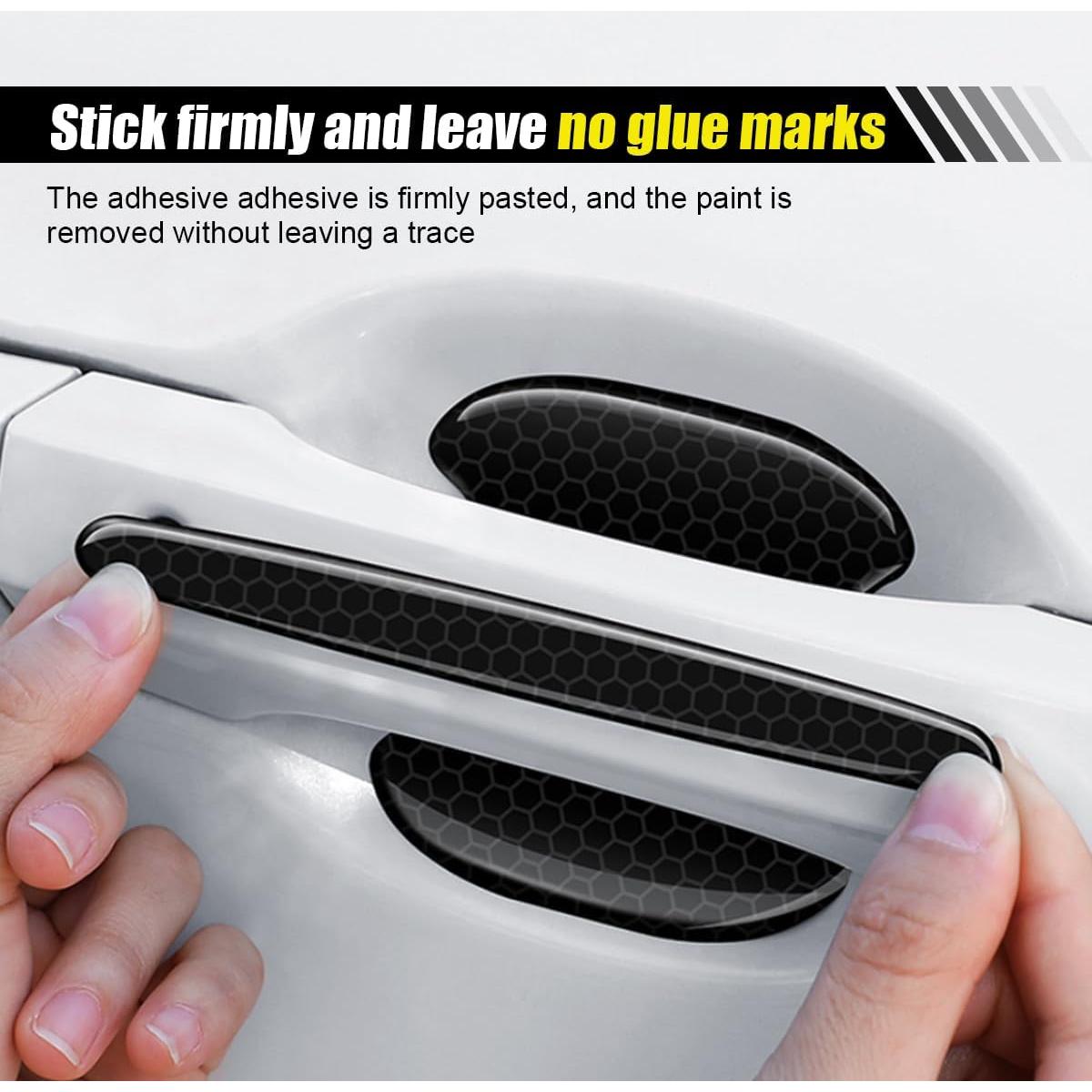 Protector de Arañazos para Manija de Puerta LHDOS 8PCS Negro