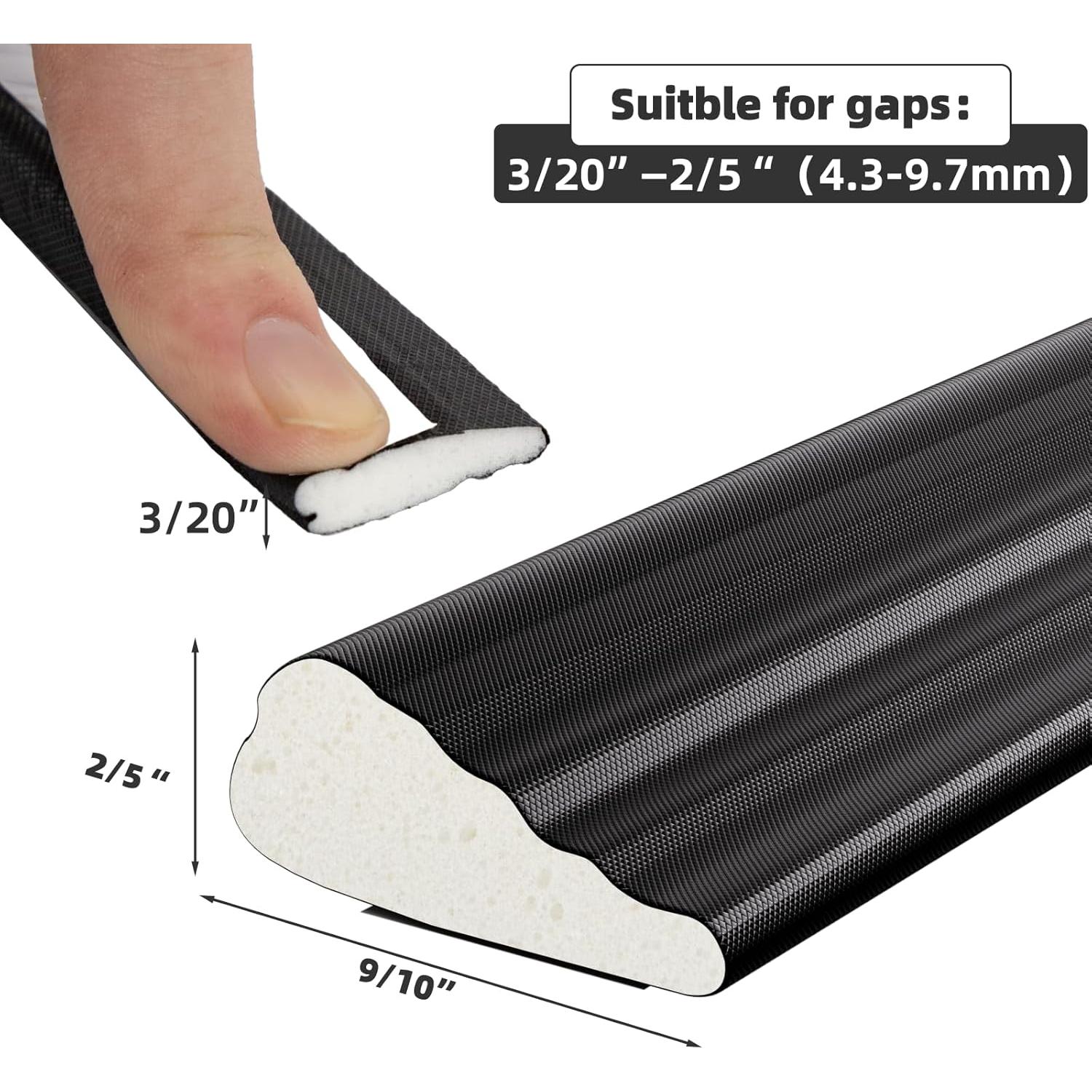 Tira de Sellado Aislante Acústico Cuysfead 5m Negro