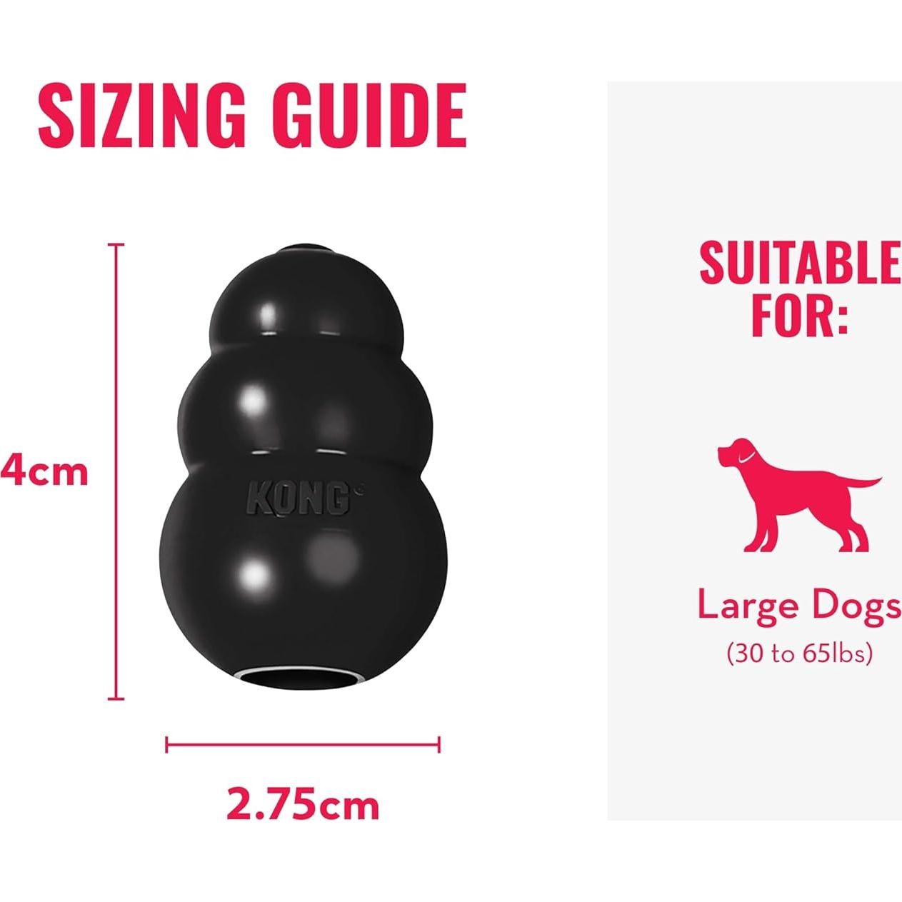 KONG Extreme Juguete para Perros Grande - Caucho Duradero