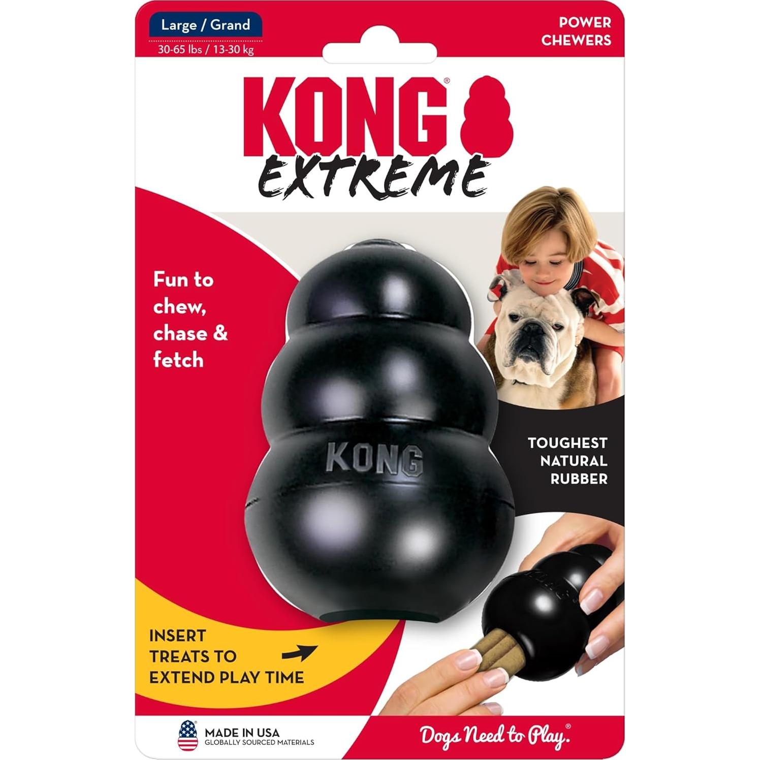 KONG Extreme Juguete para Perros Grande - Caucho Duradero