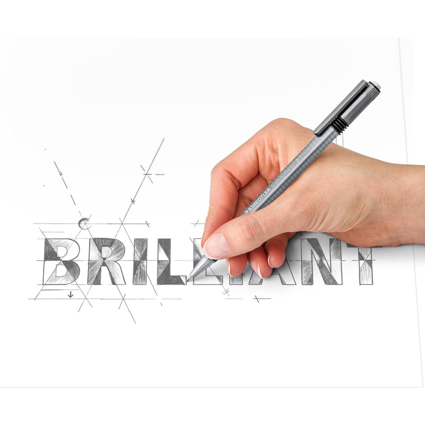 Lápices Mecánicos STAEDTLER Triplus 0.7mm HB - Paquete de 3