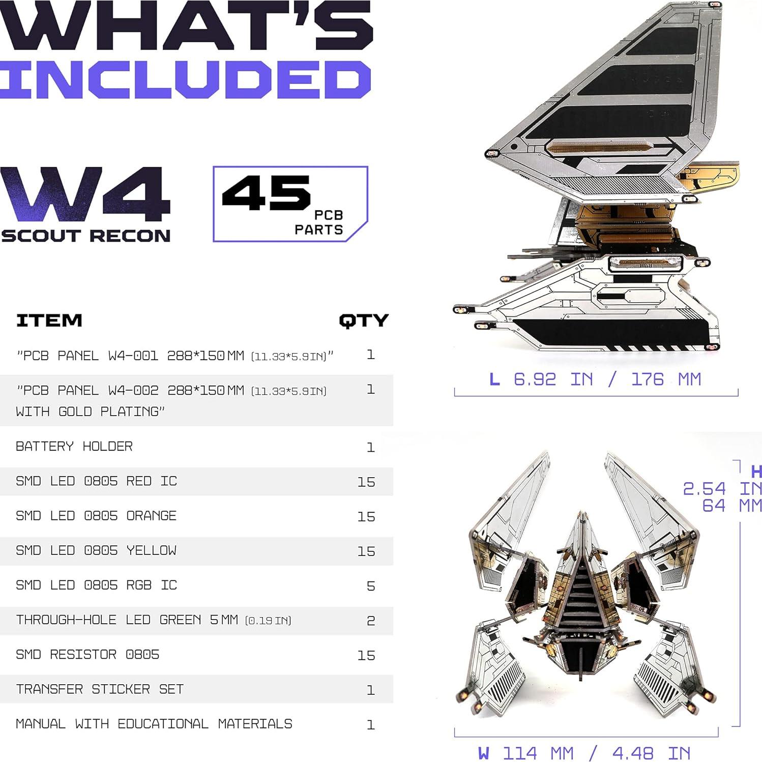 Kit de Construcción de Robots Geeek Club - Scout Recon - STEM