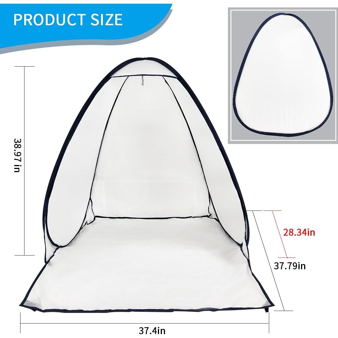 Cabina de Pintura Portátil PLANTIONAL 0.94x0.97x1.01m