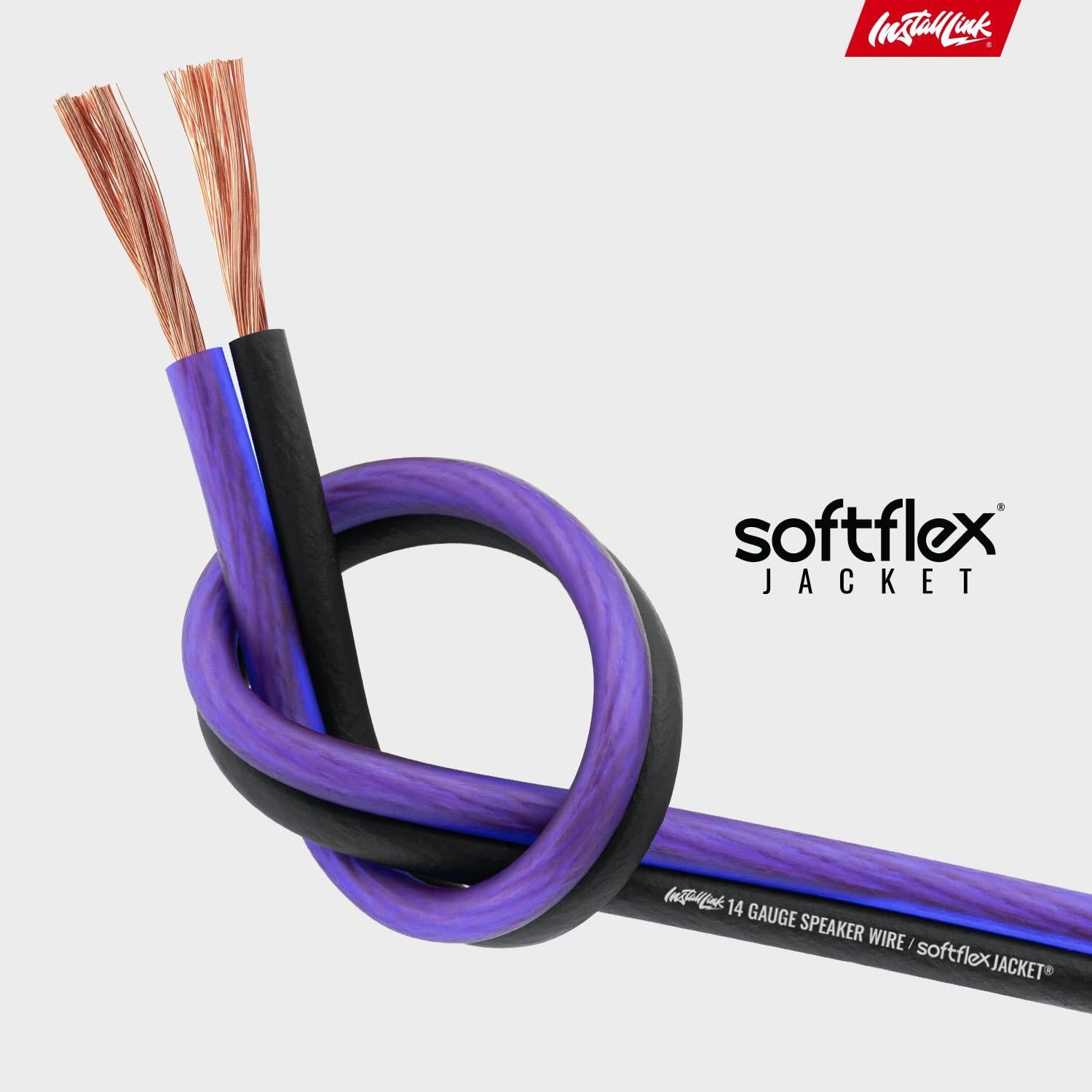 Cable de altavoz 14 AWG Install Link 30,5 m CCA estéreos