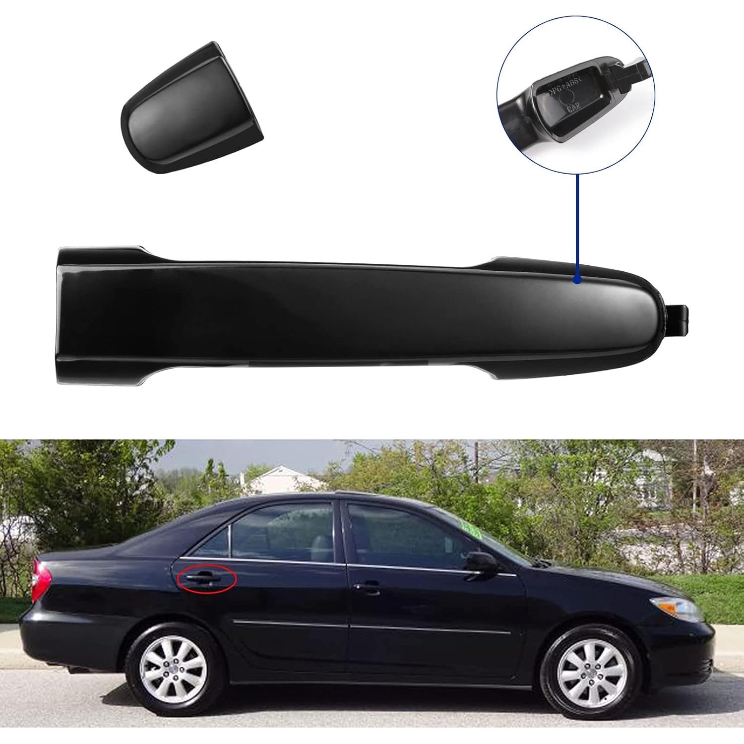 Mango de puerta trasera Lcyolada para Toyota y Pontiac, negro